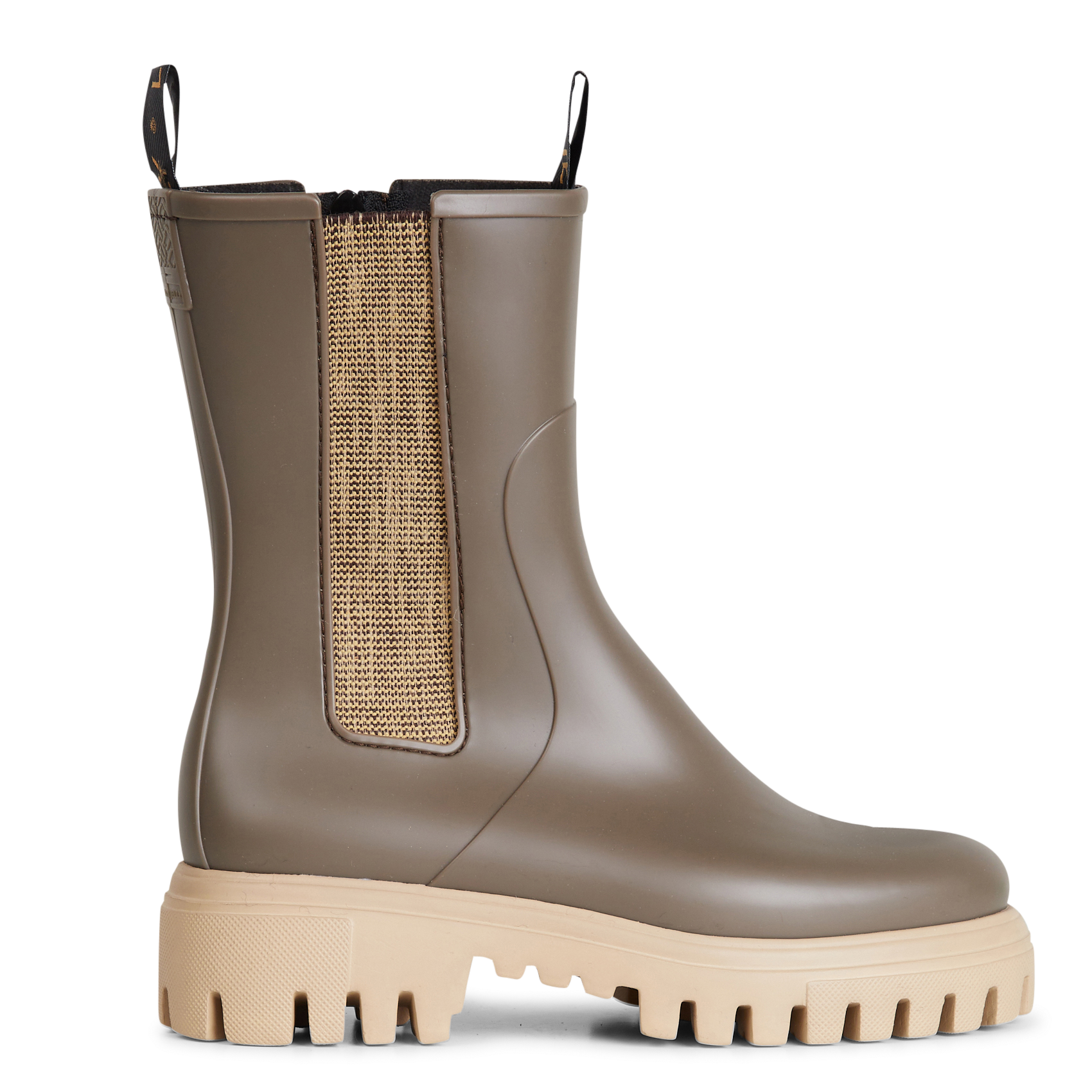 Bottines à bout rond LEMON JELLY Kaki