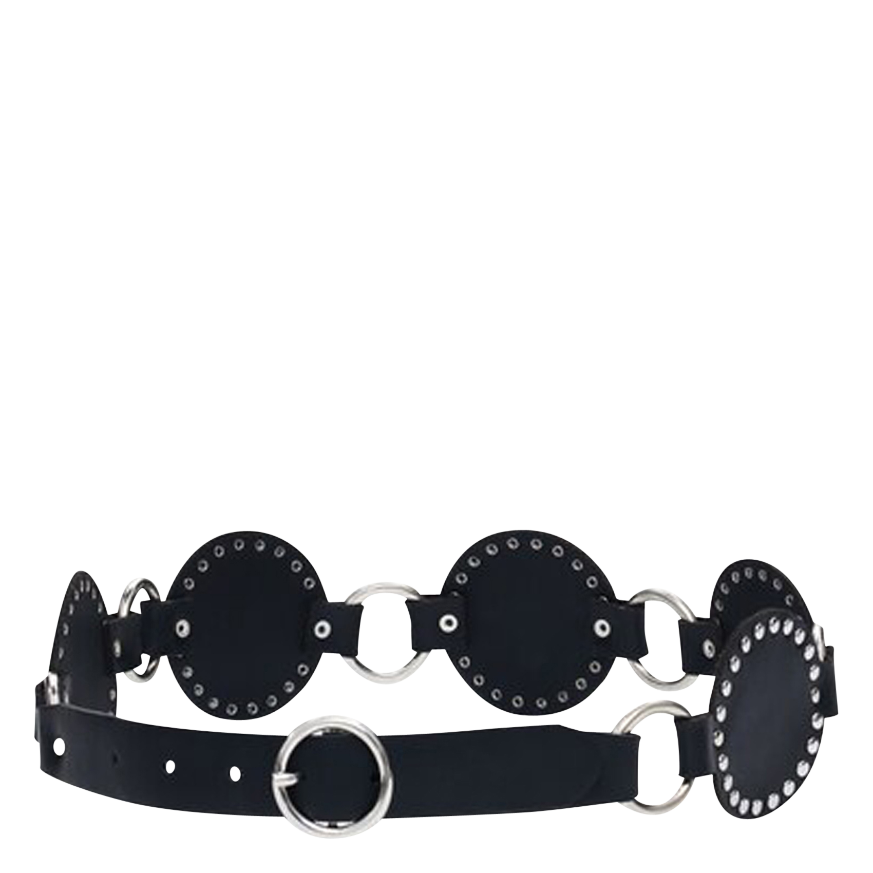 Ceinture ronds en cuir DESIGUAL Noir