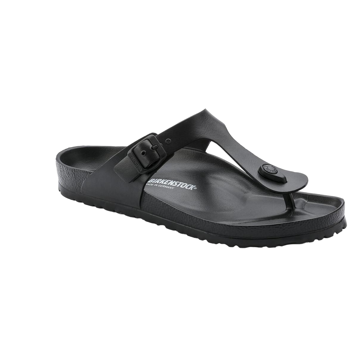 Faux leather sandals BIRKENSTOCK Black