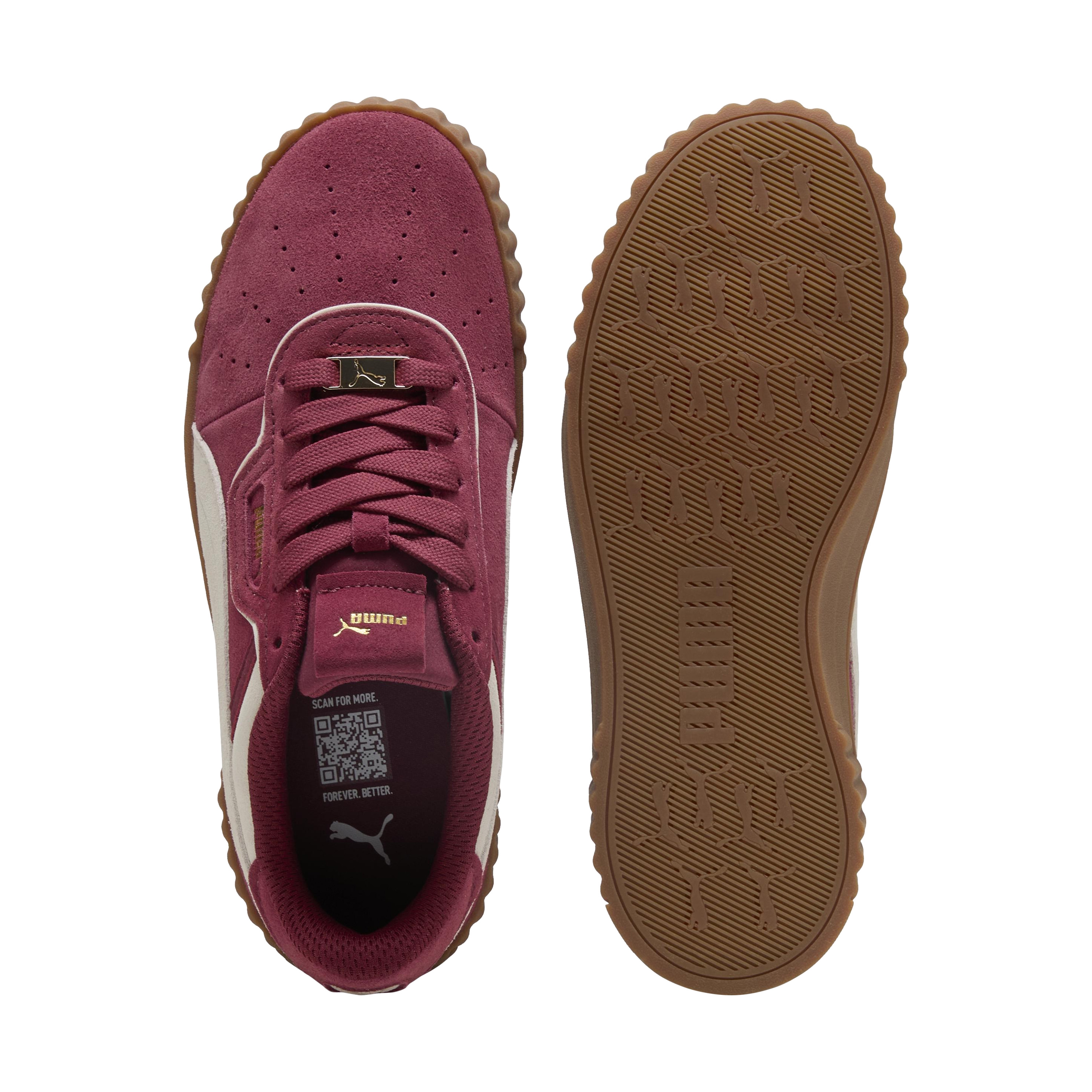 Carina 3.0 Luxe SD leather sneakers PUMA Red