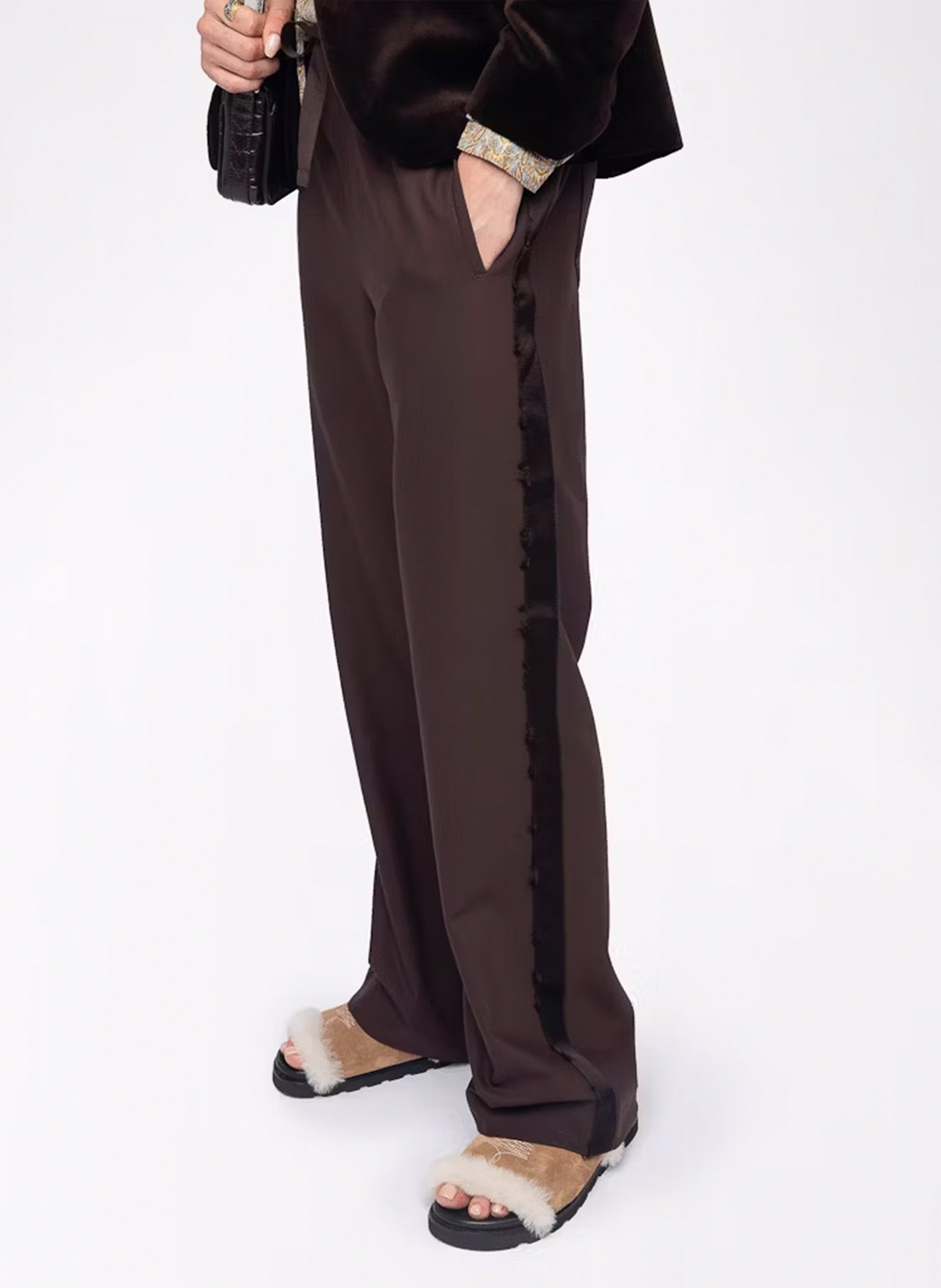 Pantalon droit ZADIG&VOLTAIRE Marron