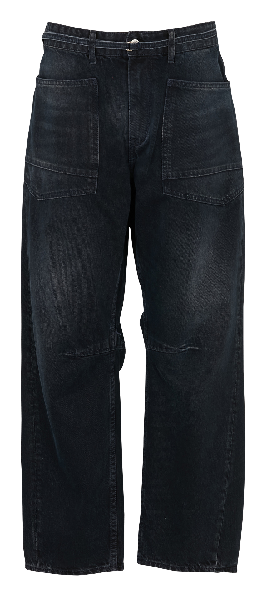 Jean large en coton LE TEMPS DES CERISES Bleu