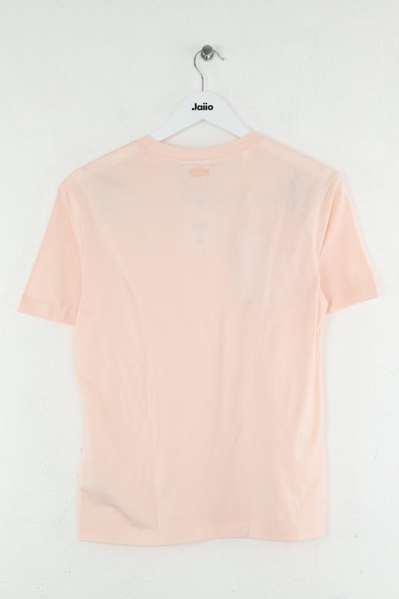 Cotton T-shirt LACOSTE - SECONDE MAIN Pink