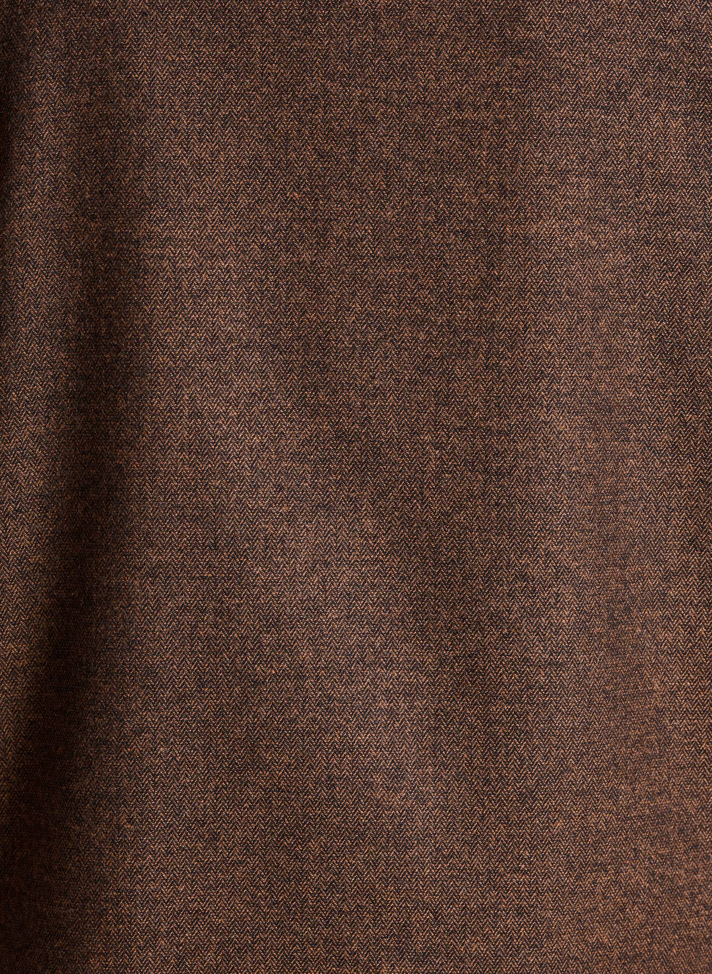 Jacket with shirt collar in blended cotton LA FEE MARABOUTEE Brown