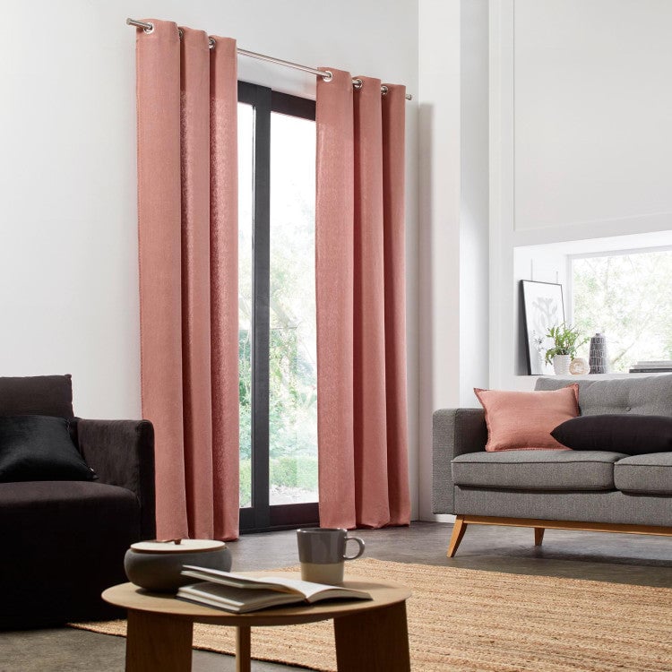 Curtain with eyelets MADURA Orange