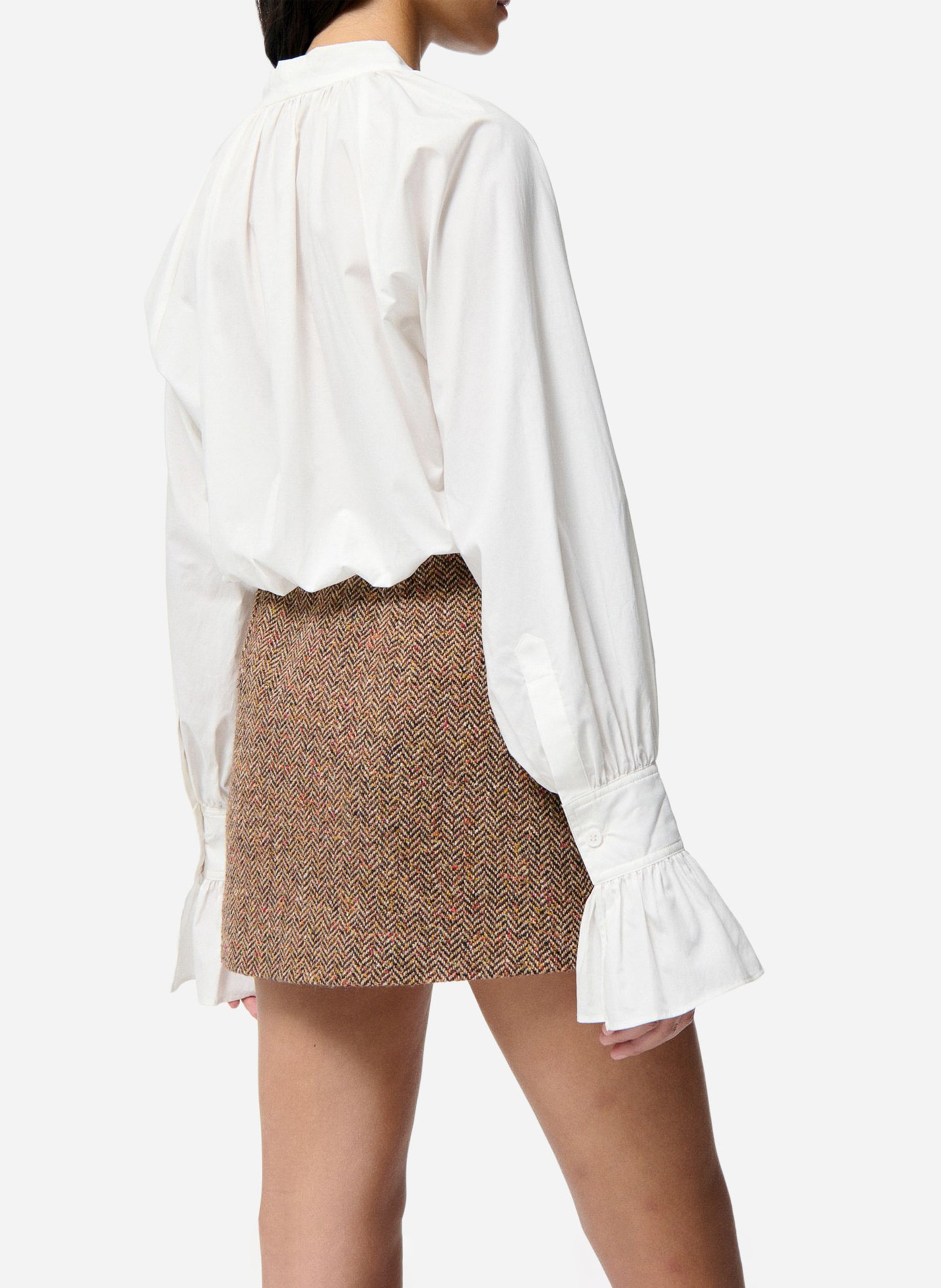 Pussy-bow blouse VANESSA BRUNO Beige