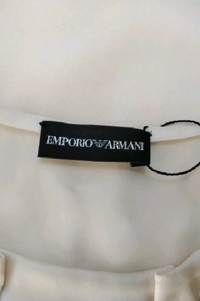 Azawood sleeveless top ARMANI - SECONDE MAIN Beige