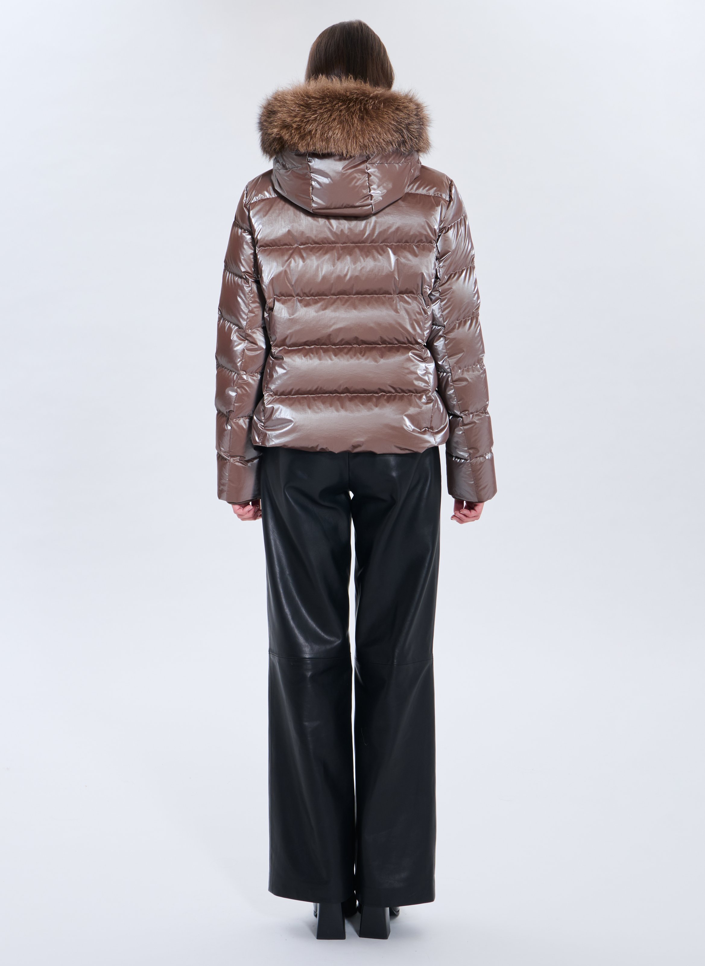 High-neck padded jacket ZAPA Beige