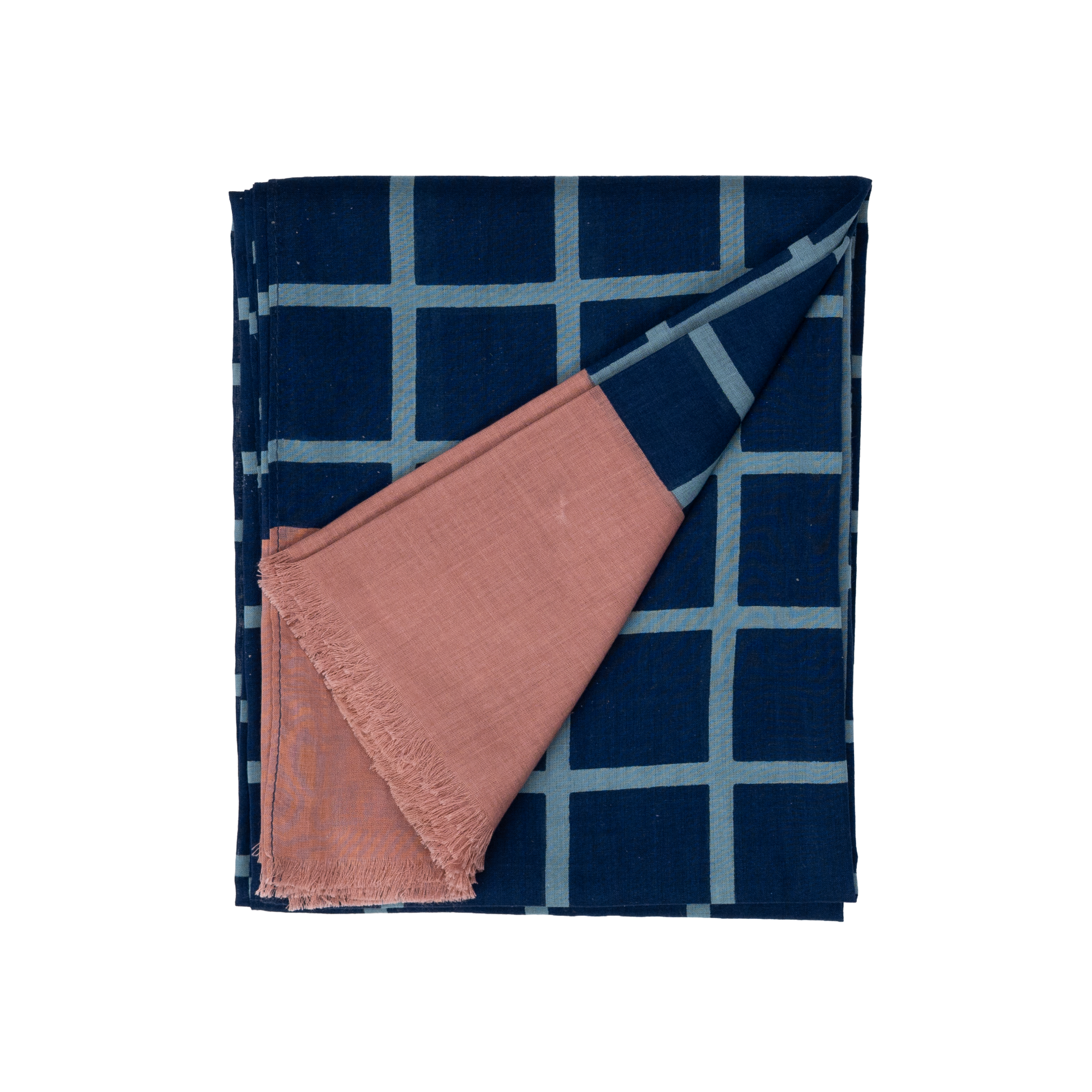 Organic cotton scarf BILLYBELT Blue