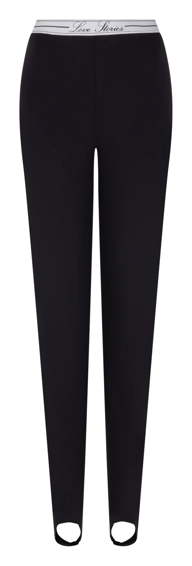 Hohe Taille Leggings LOVE STORIES Schwarz