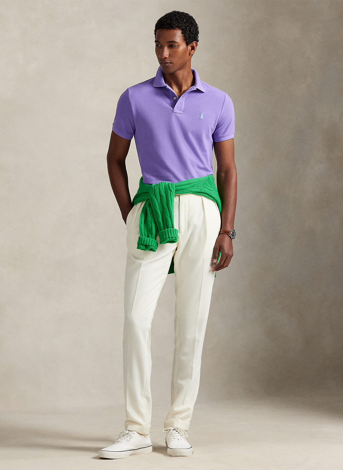 Polo shirt POLO RALPH LAUREN Purple