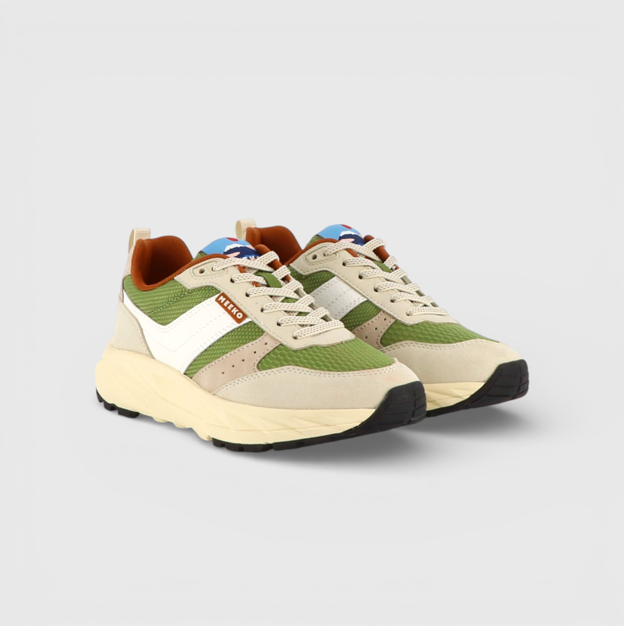 Baskets techniques et durables MEEKO Vert