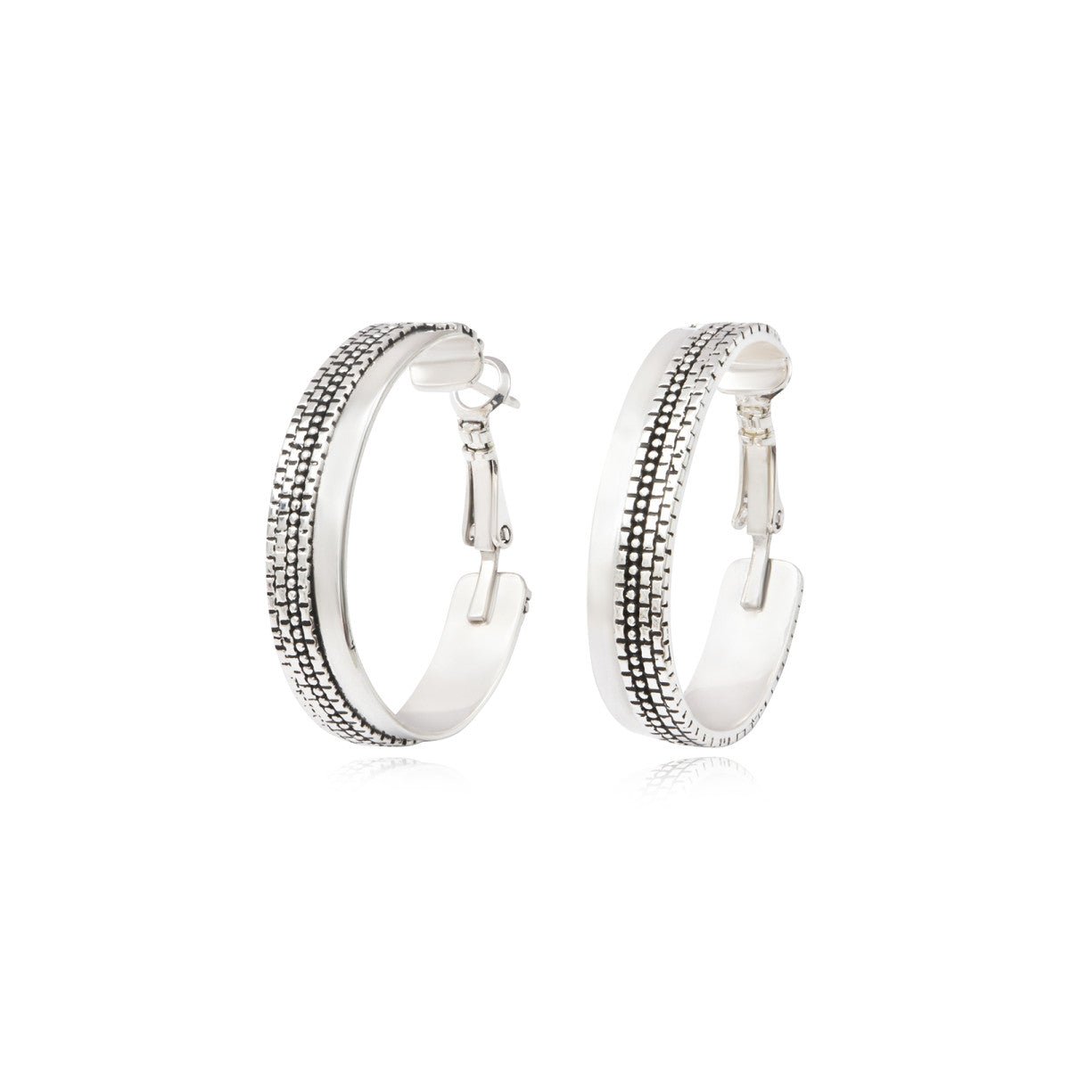 Fine hoop earrings SATELLITE PARIS Silver