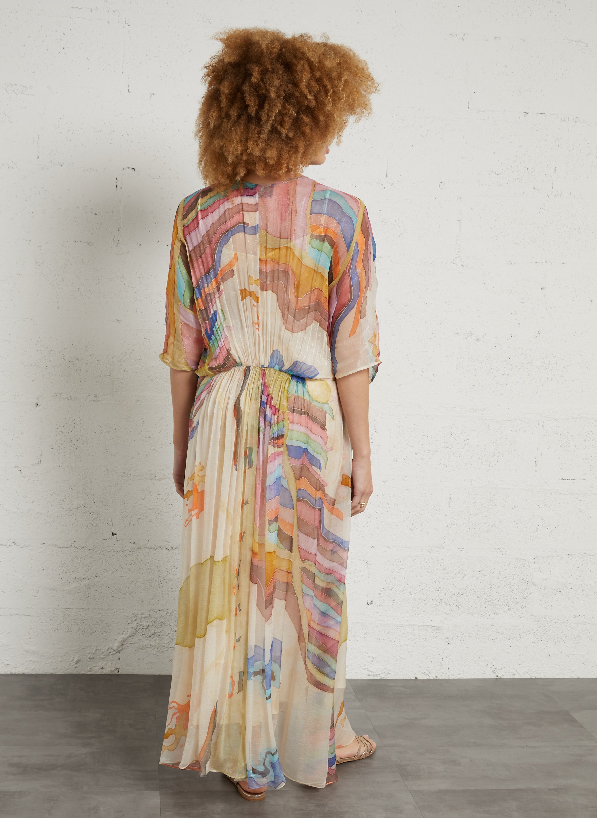 Long straight dress MES DEMOISELLES Multicolored