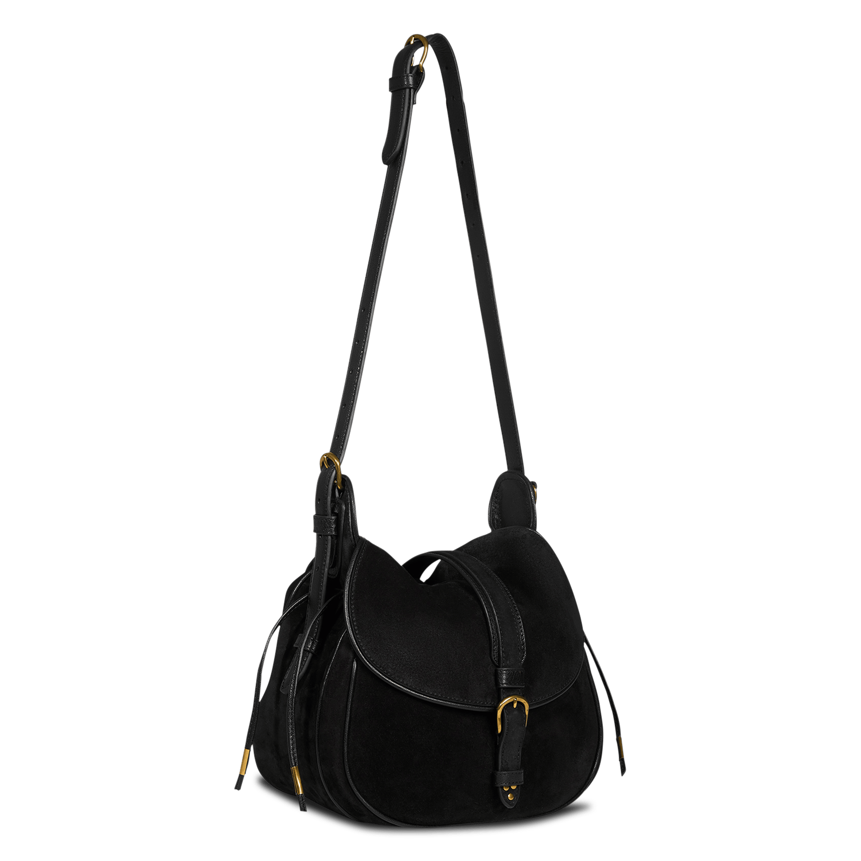 Velvet handbag JEROME DREYFUSS Black