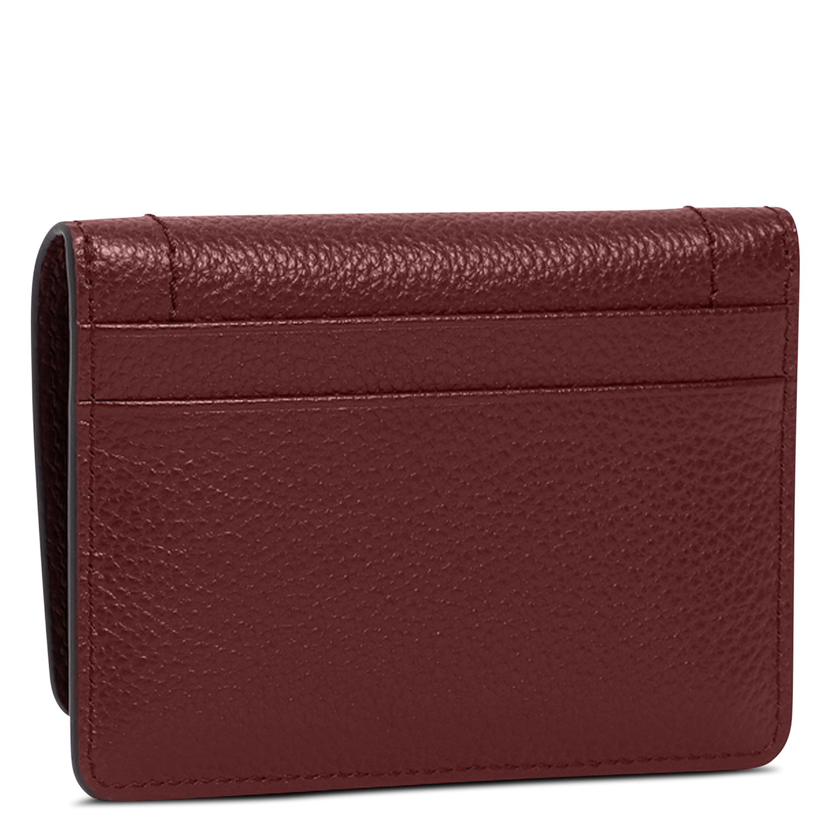 Porte-cartes en cuir de vachette  LE TANNEUR Rouge