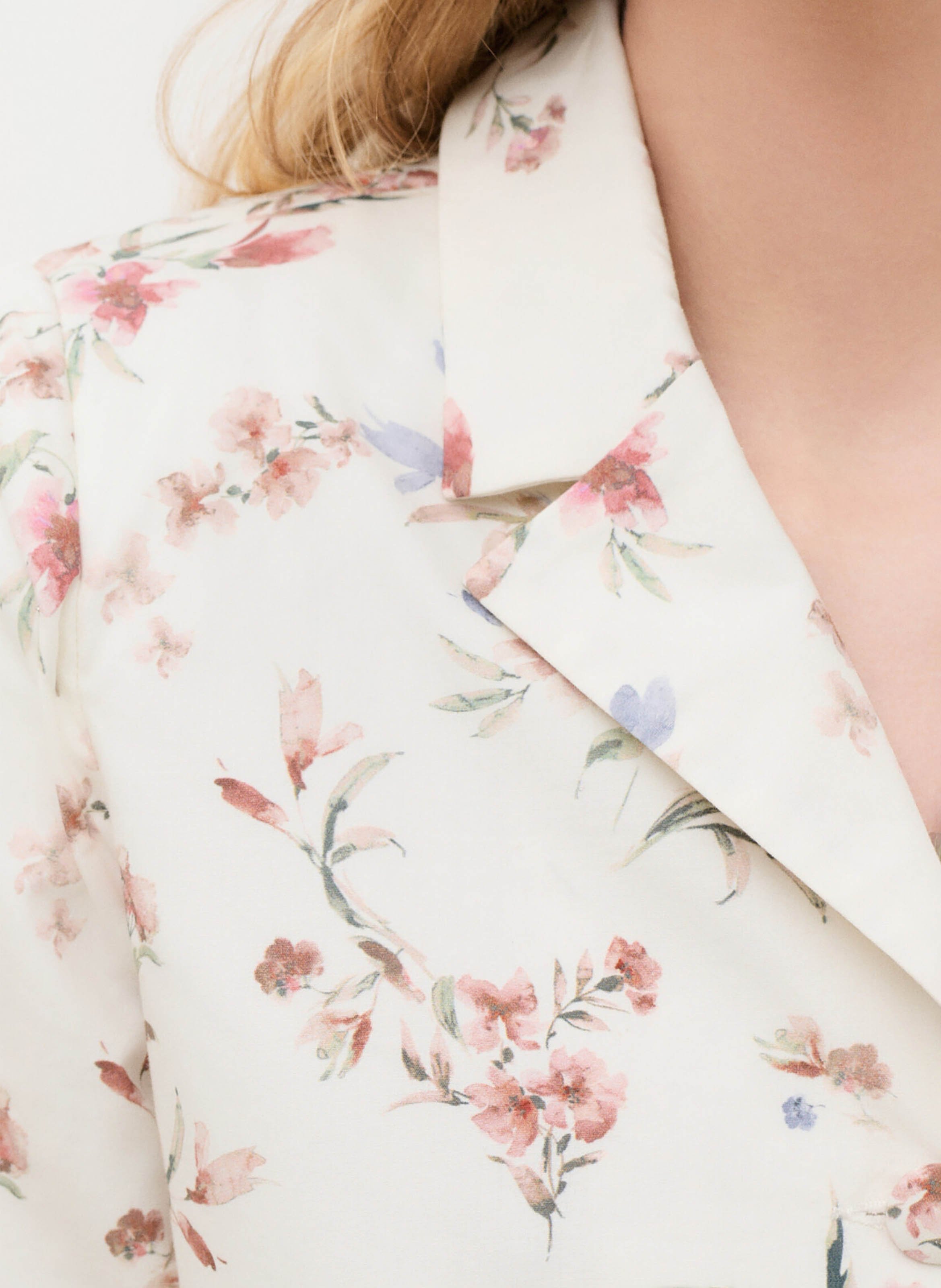 Short cotton jacket CAROLL Beige