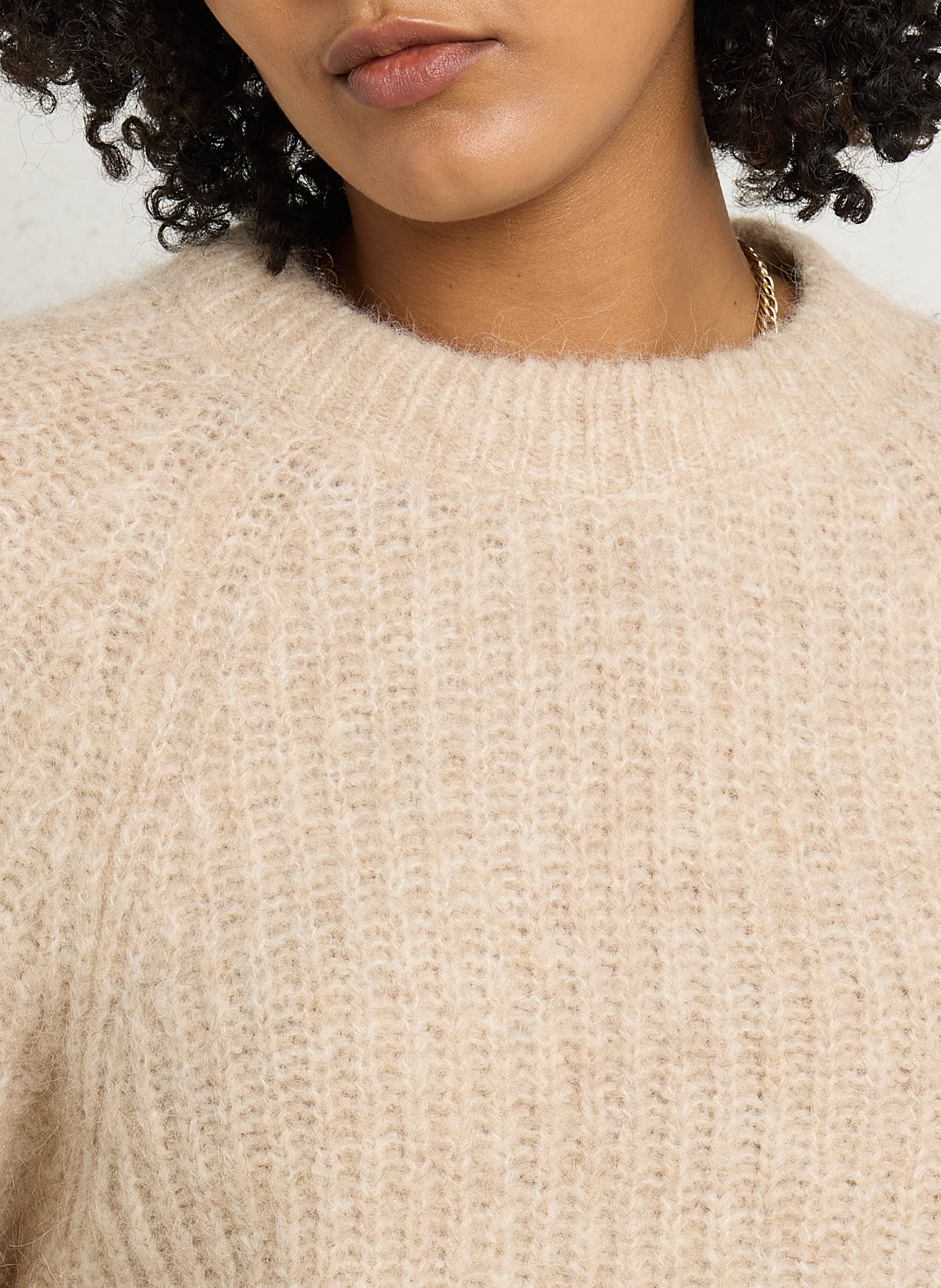Oversized wool-blend sweater JC SOPHIE Beige