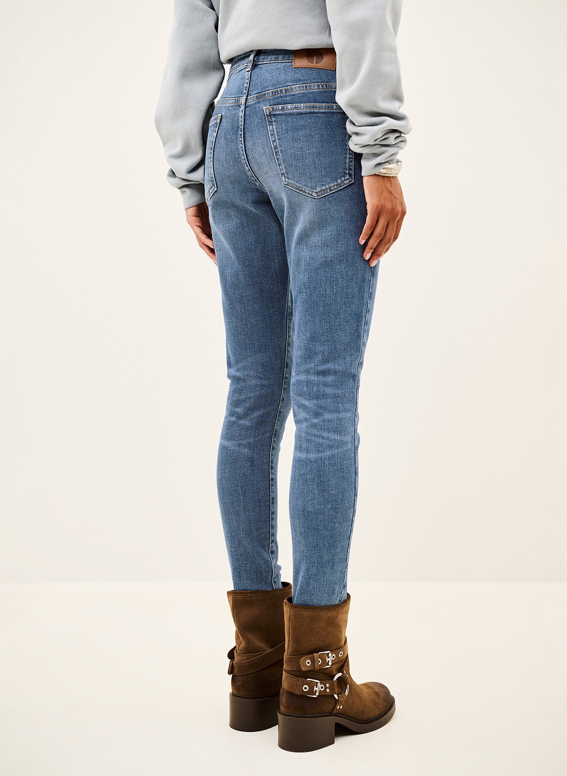 Slimfit-Jeans mit 5 Taschen BA&SH Blau