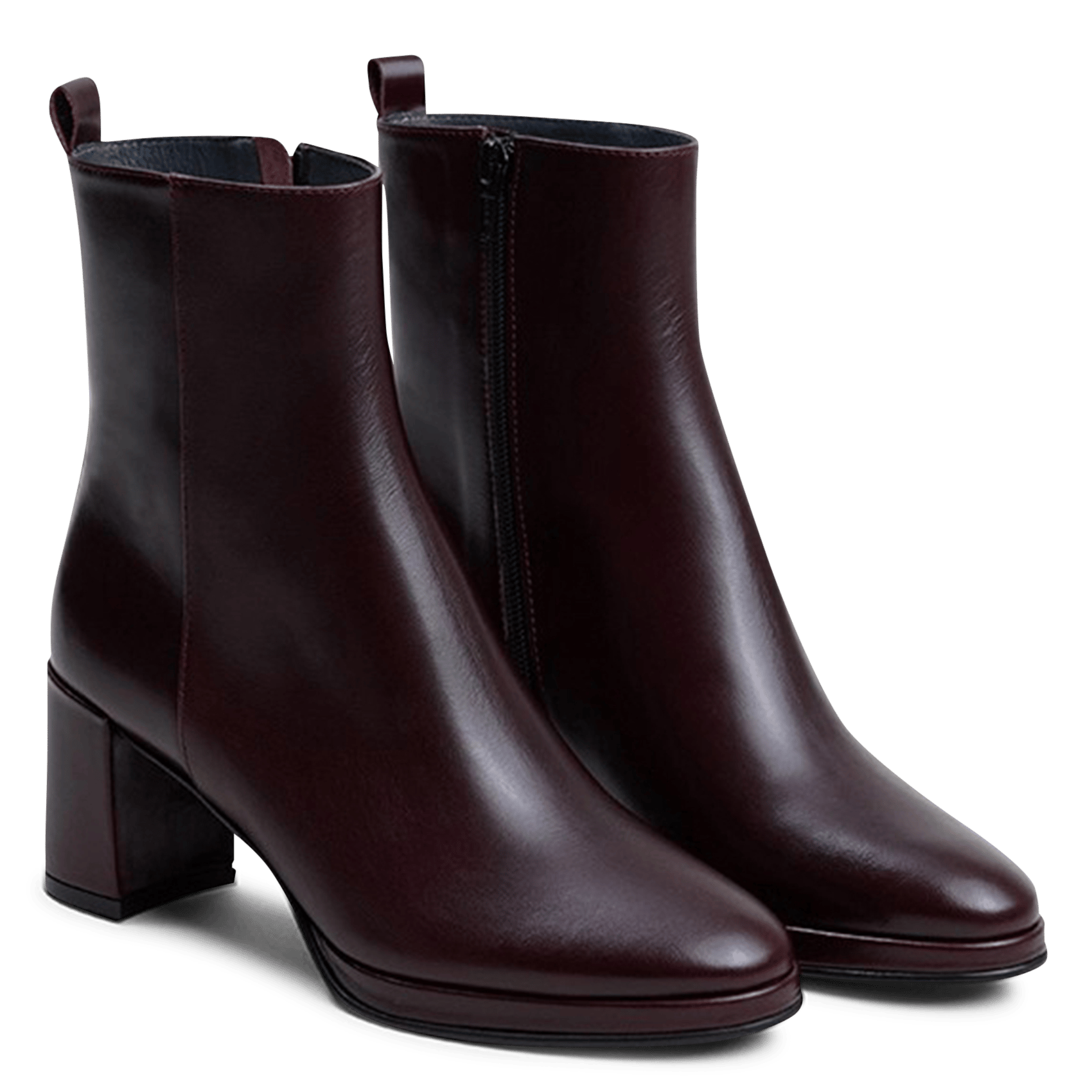 Lederstiefeletten JONAK Rot