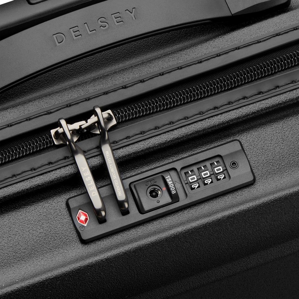 Rigid cabin suitcase DELSEY PARIS Black