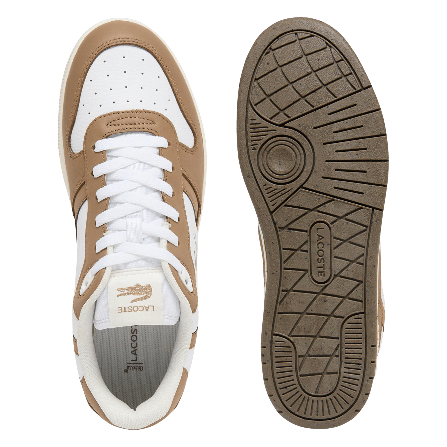 Baskets basses en cuir LACOSTE Blanc