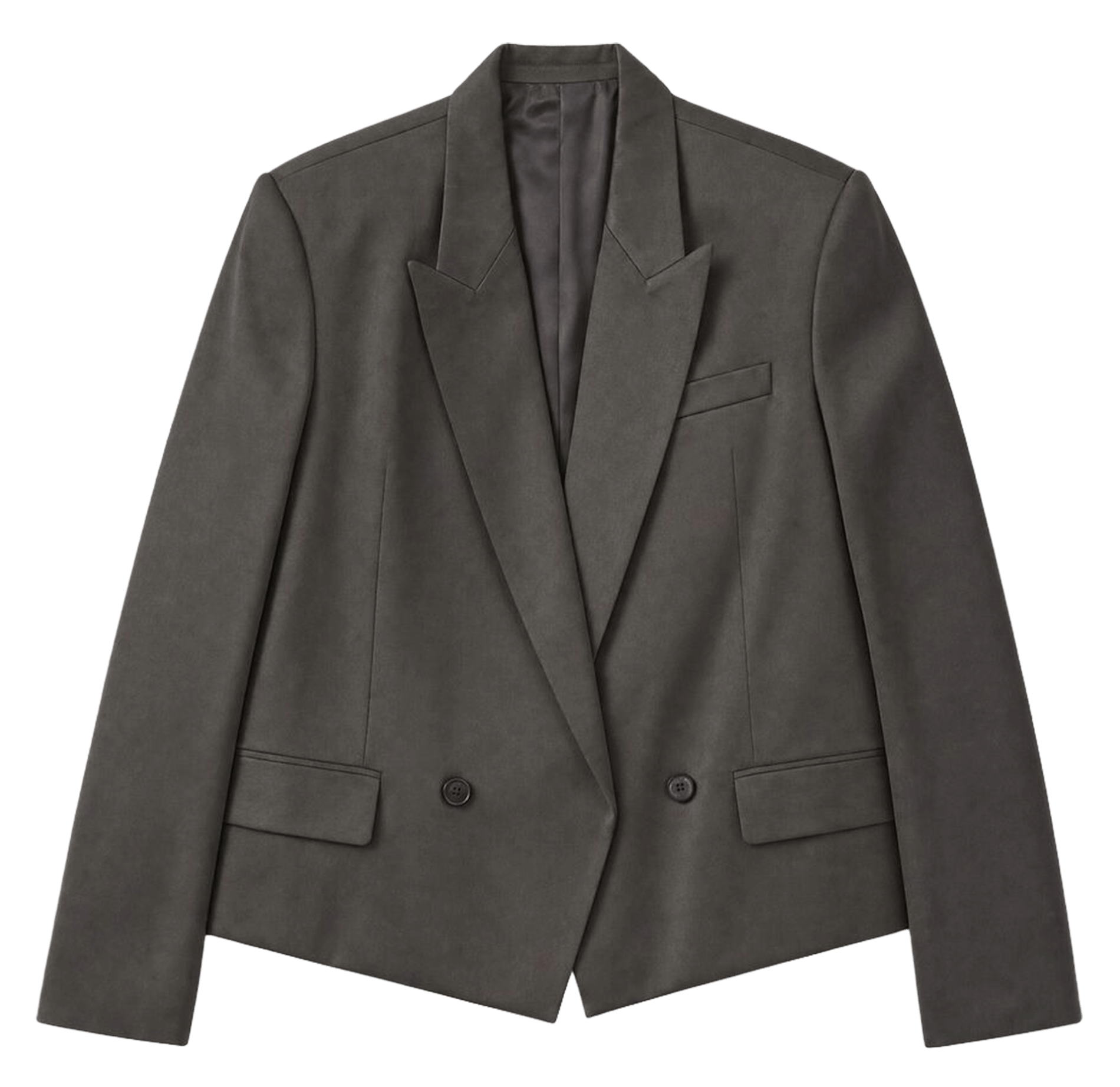 Plain short oversized tailored jacket IRO Grey