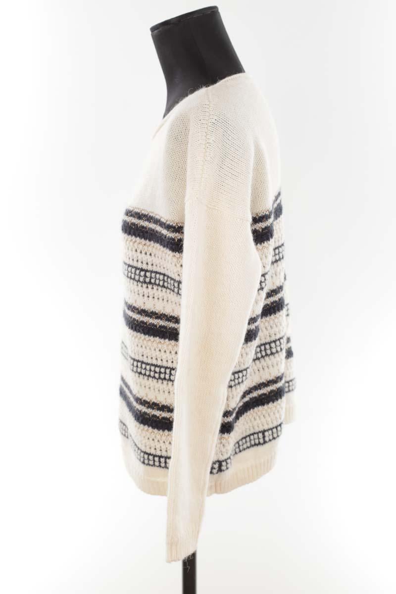 Wool Pullover SEZANE - Seconde main White