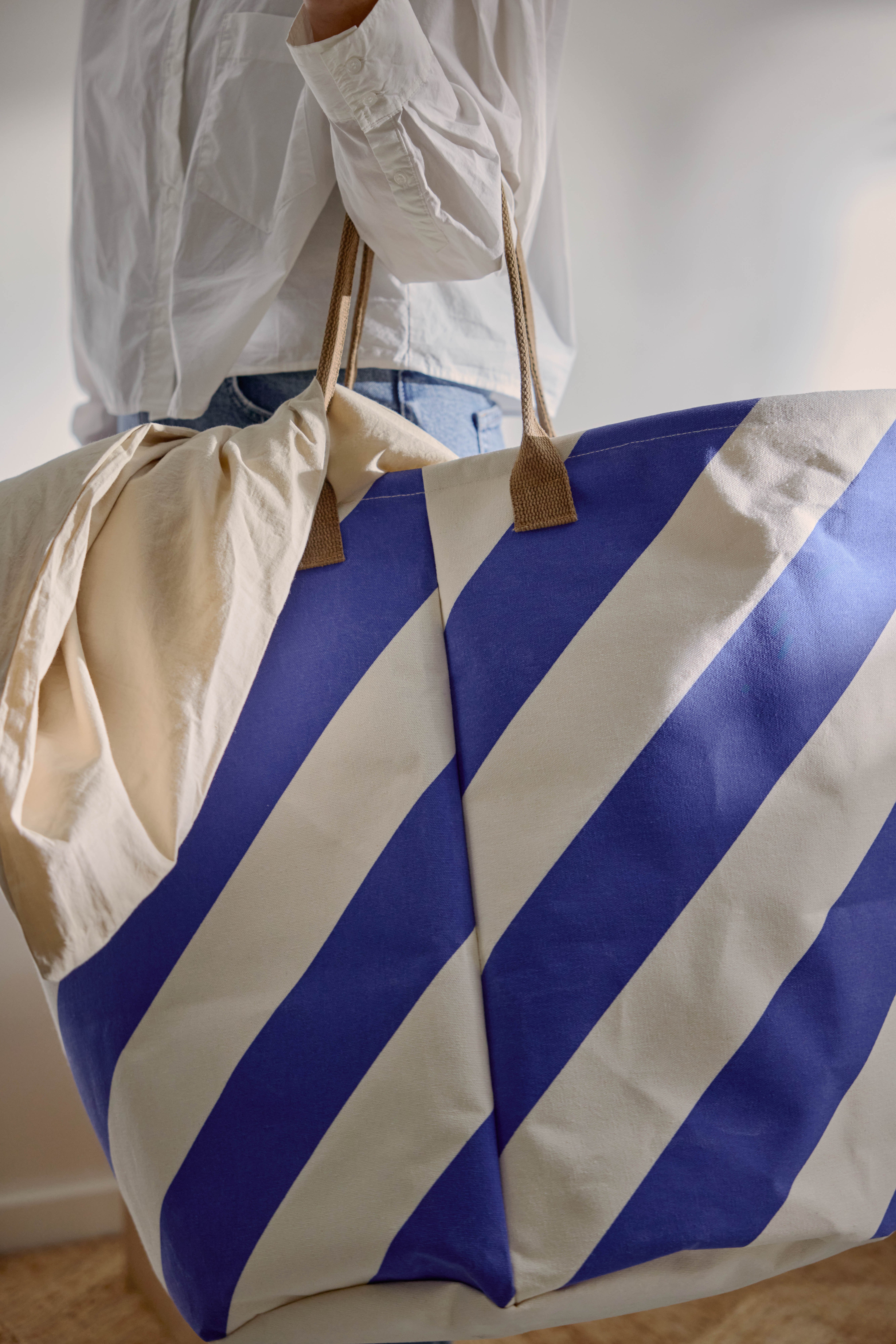 Polyester laundry basket OYOY LIVING DESIGN Blue