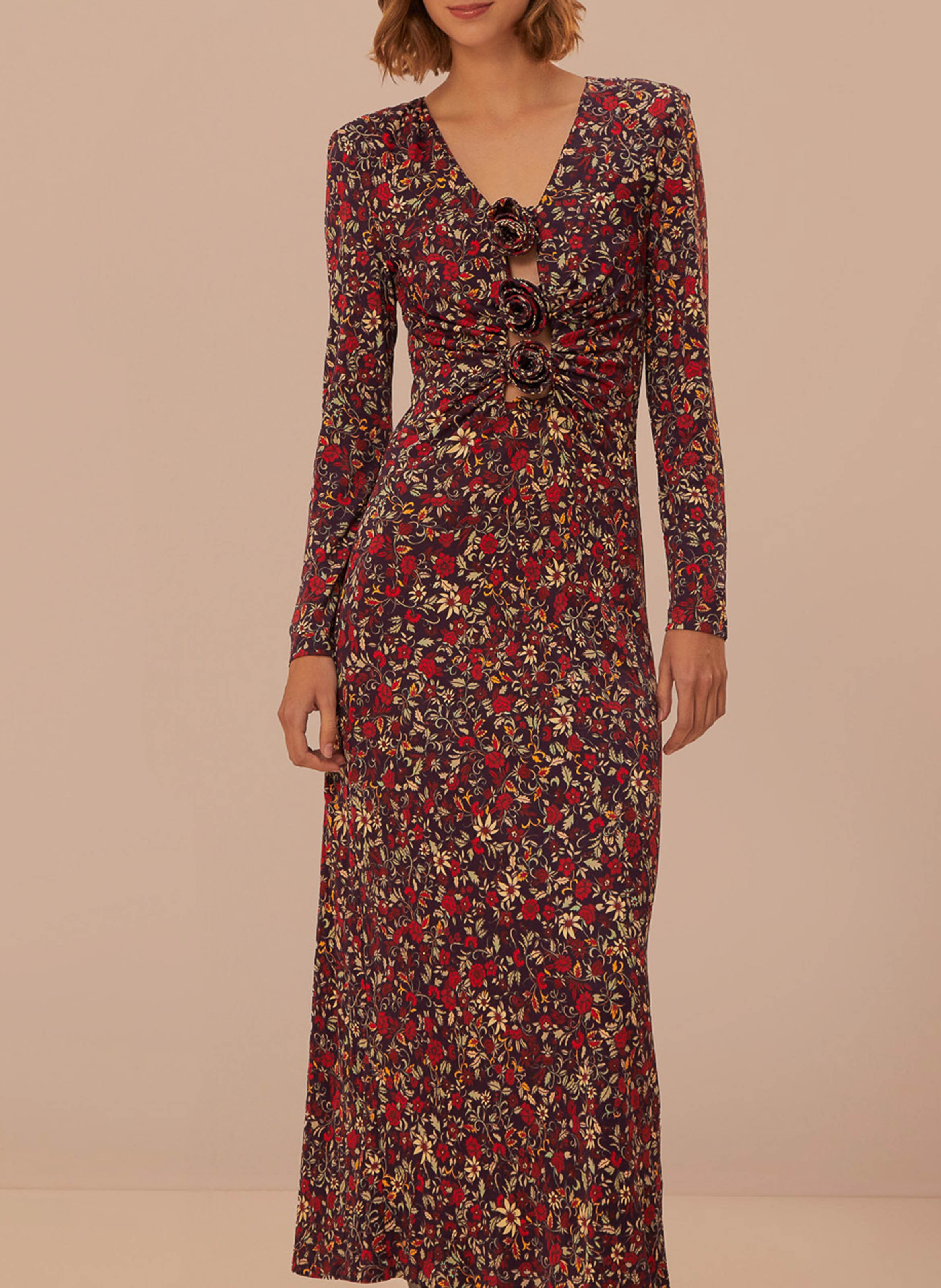 Robe longue imprimée FARM RIO Multicolore