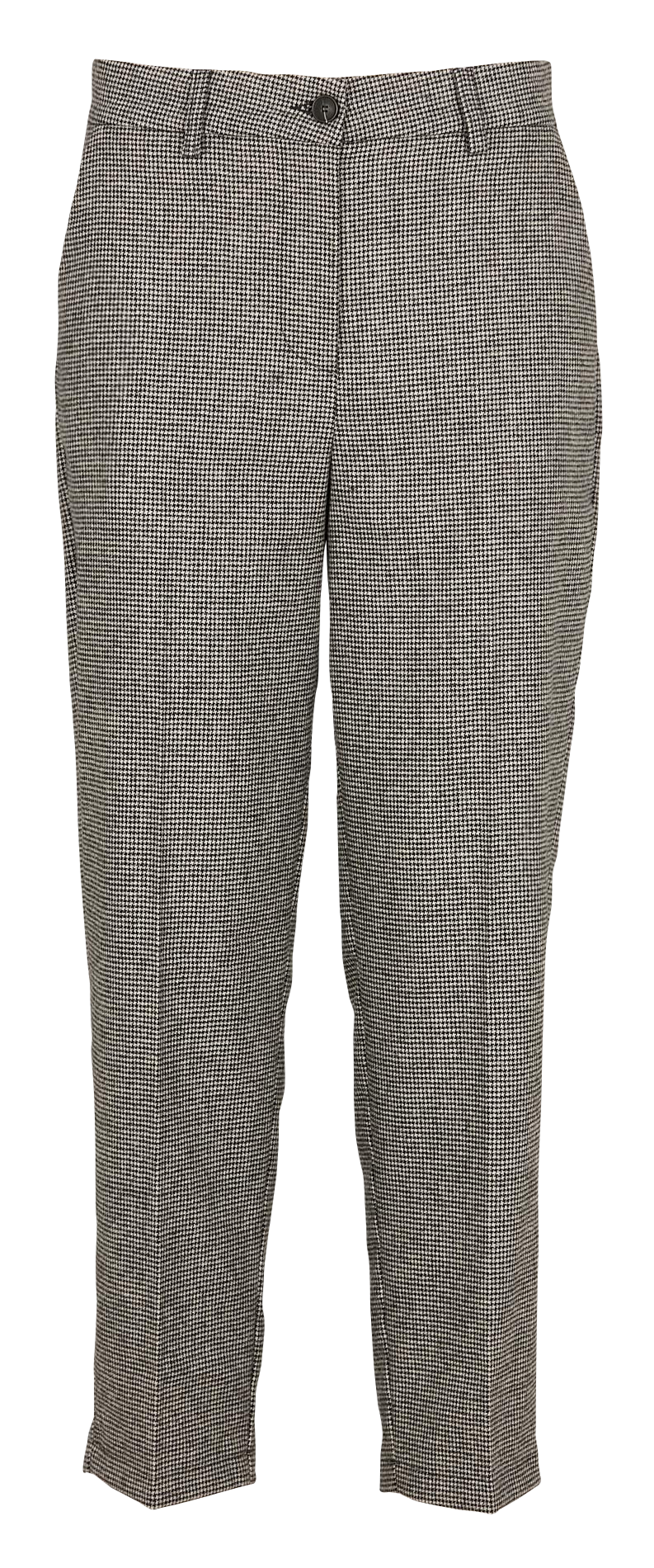 Pantalon droit en laine mélangée BELLEPIECE Noir