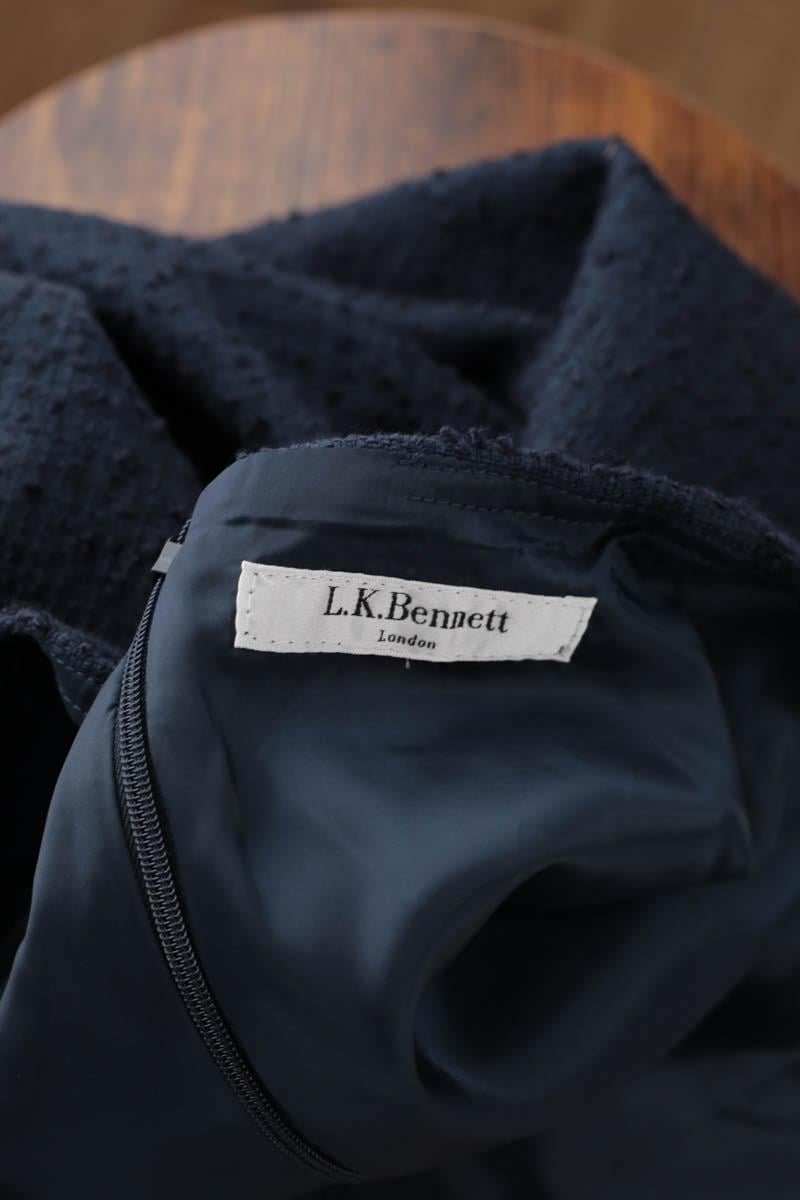 Cotton mini skirt LK BENNETT - Seconde Main Blue