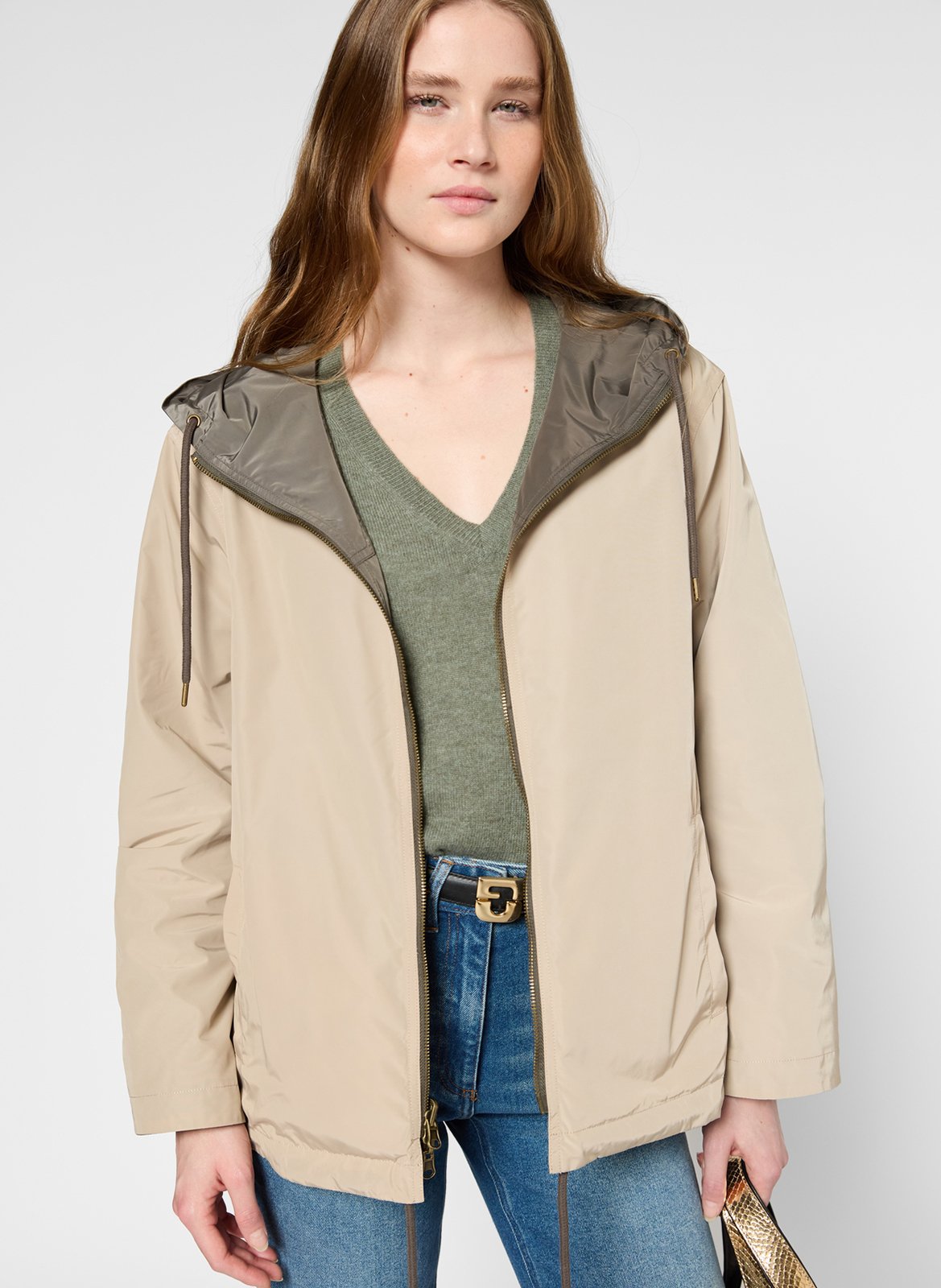 Parka met opstaande kraag GERARD DAREL Kaki