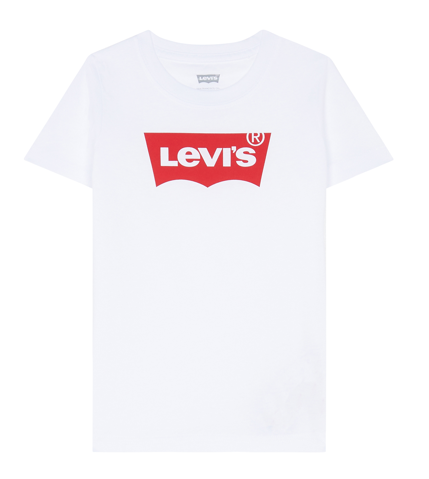 Tee-shirt col rond droit en coton LEVI'S KIDS Bleu