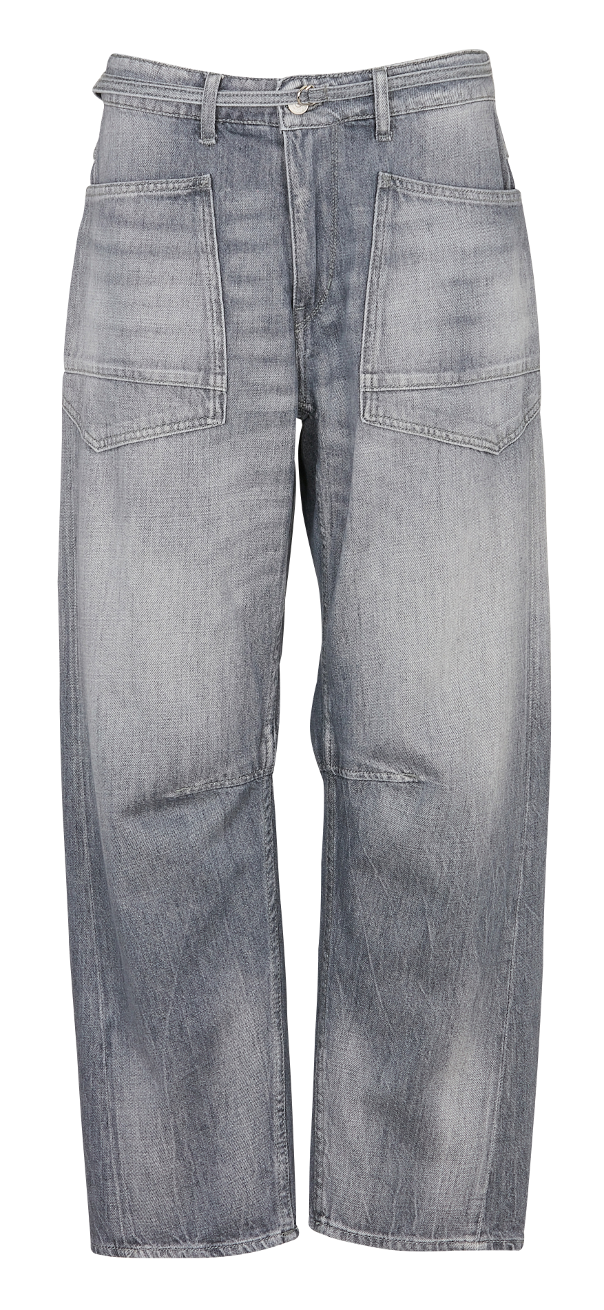 Jean ballon à poches plaquées LE TEMPS DES CERISES Gris