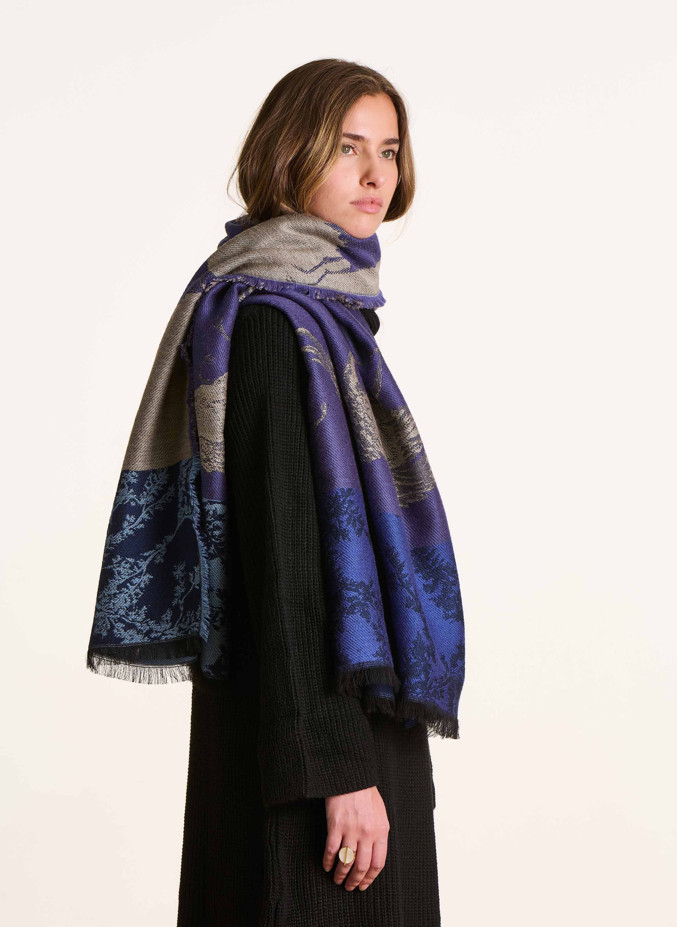 Echarpe jacquard LA FEE MARABOUTEE