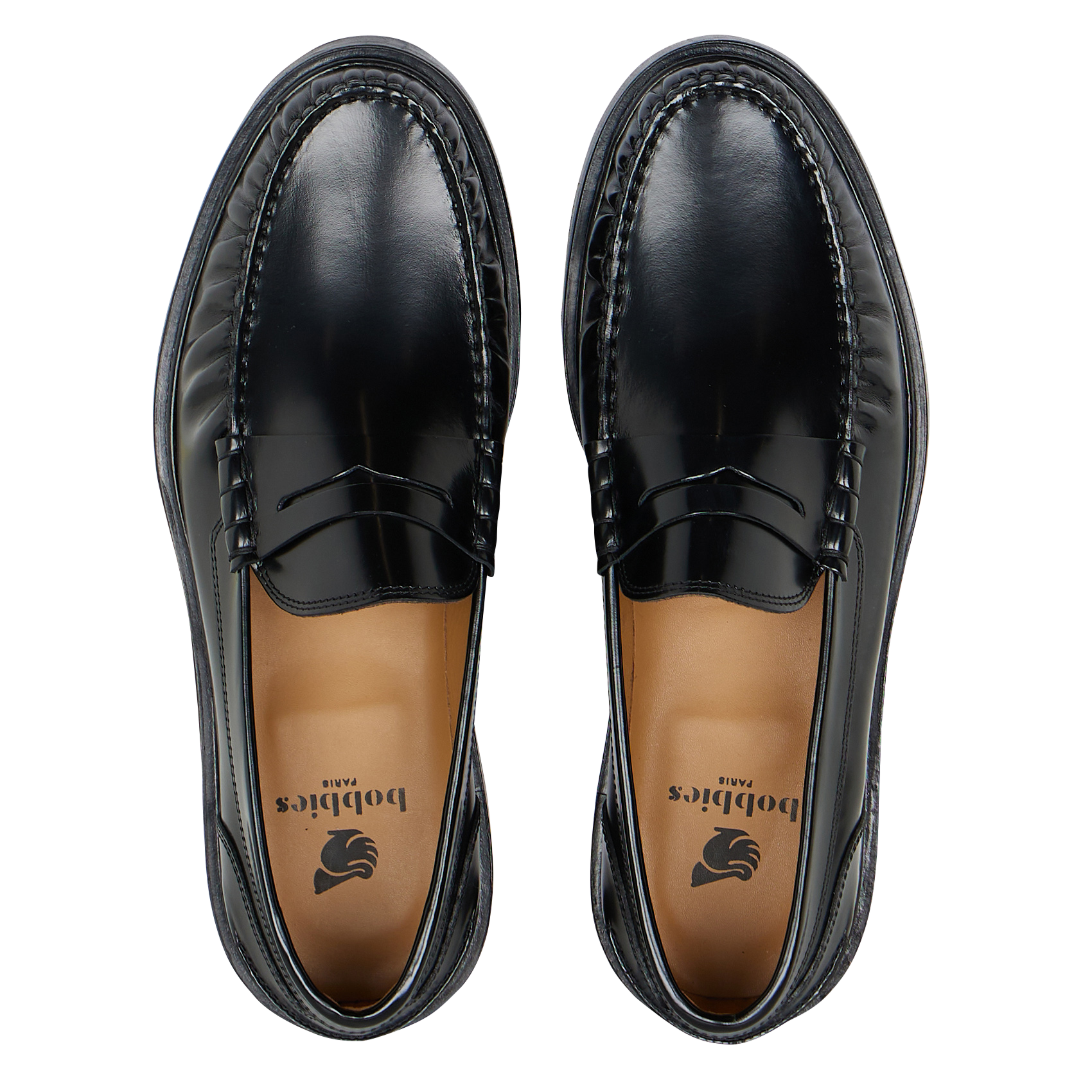 Mocassins en cuir BOBBIES Noir