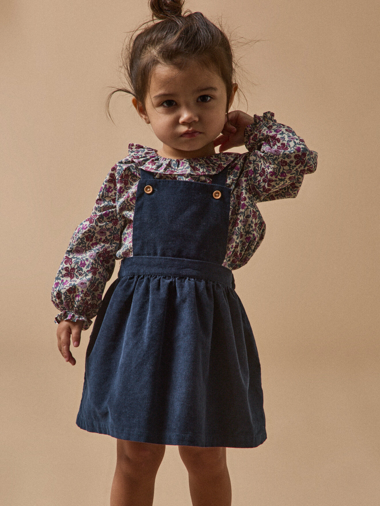 Babingdon Liberty fabric blouse CYRILLUS Purple