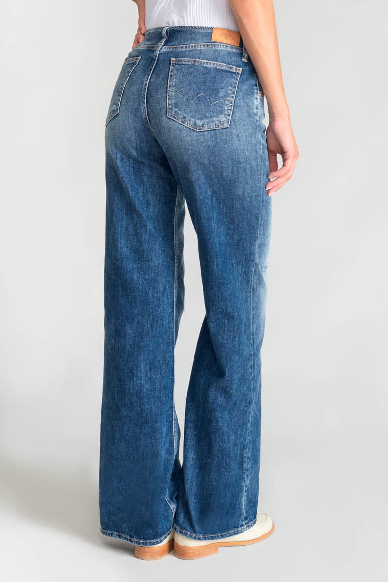 Flare jeans, length 34 LE TEMPS DES CERISES Blue