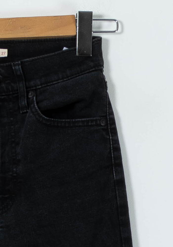 Cropped slim jeans with studs LEVI'S - Seconde main Black