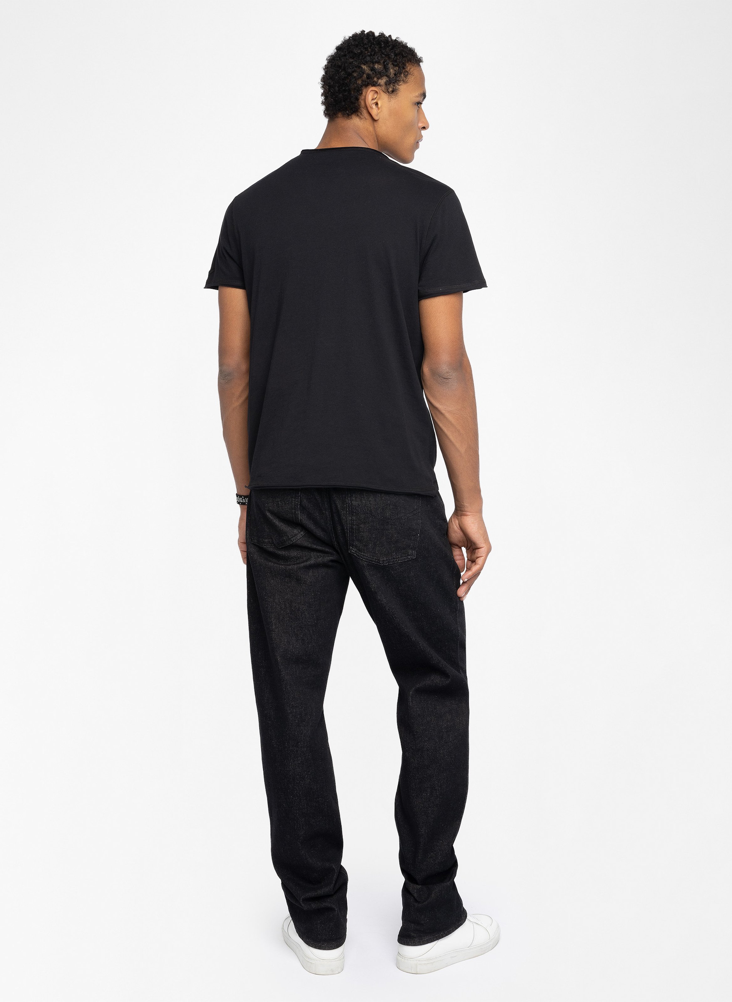 Gerade geschnittenes T-Shirt aus Baumwolle ZADIG&VOLTAIRE Schwarz