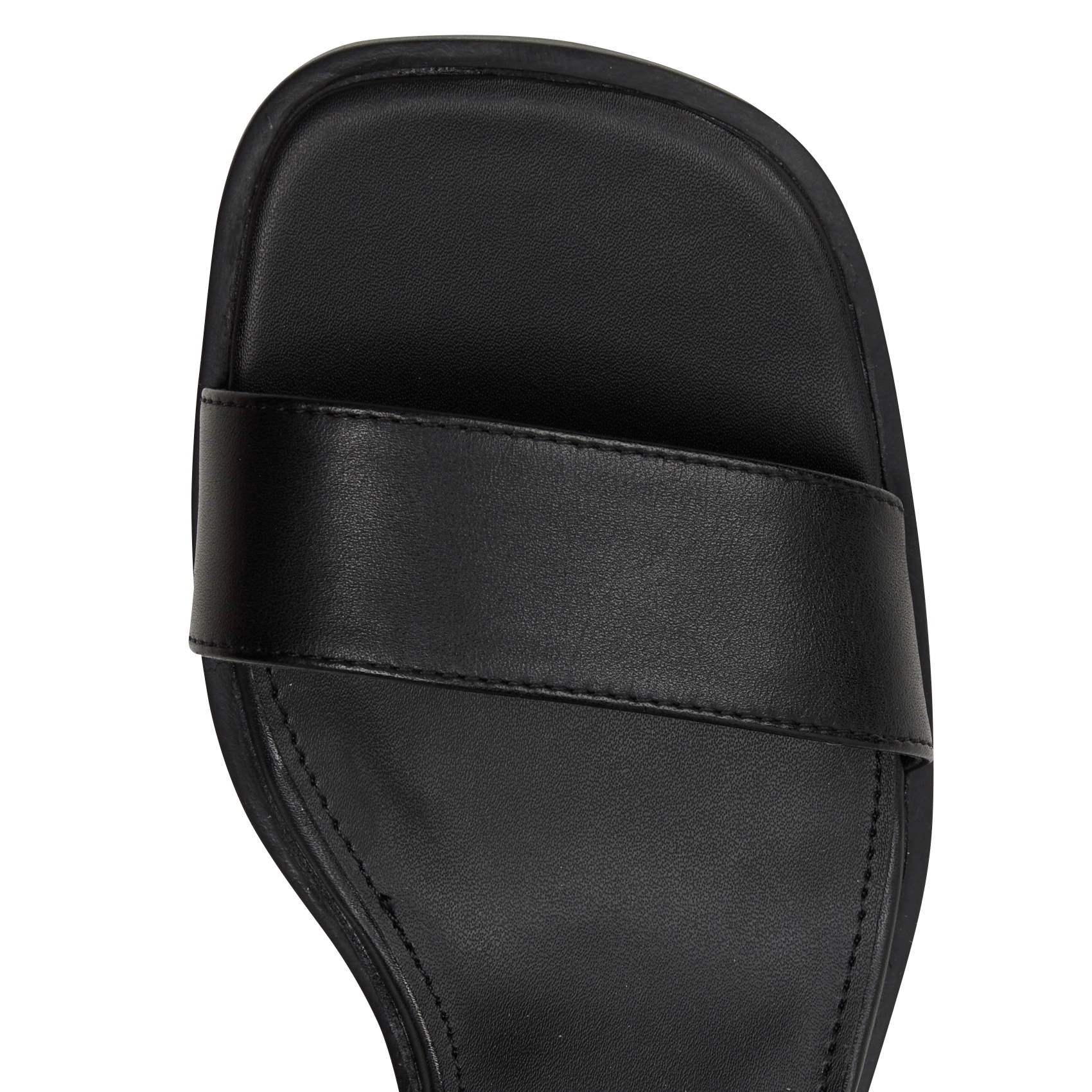 Sandalen met hoge hakken in effen leer CAMPER Zwart