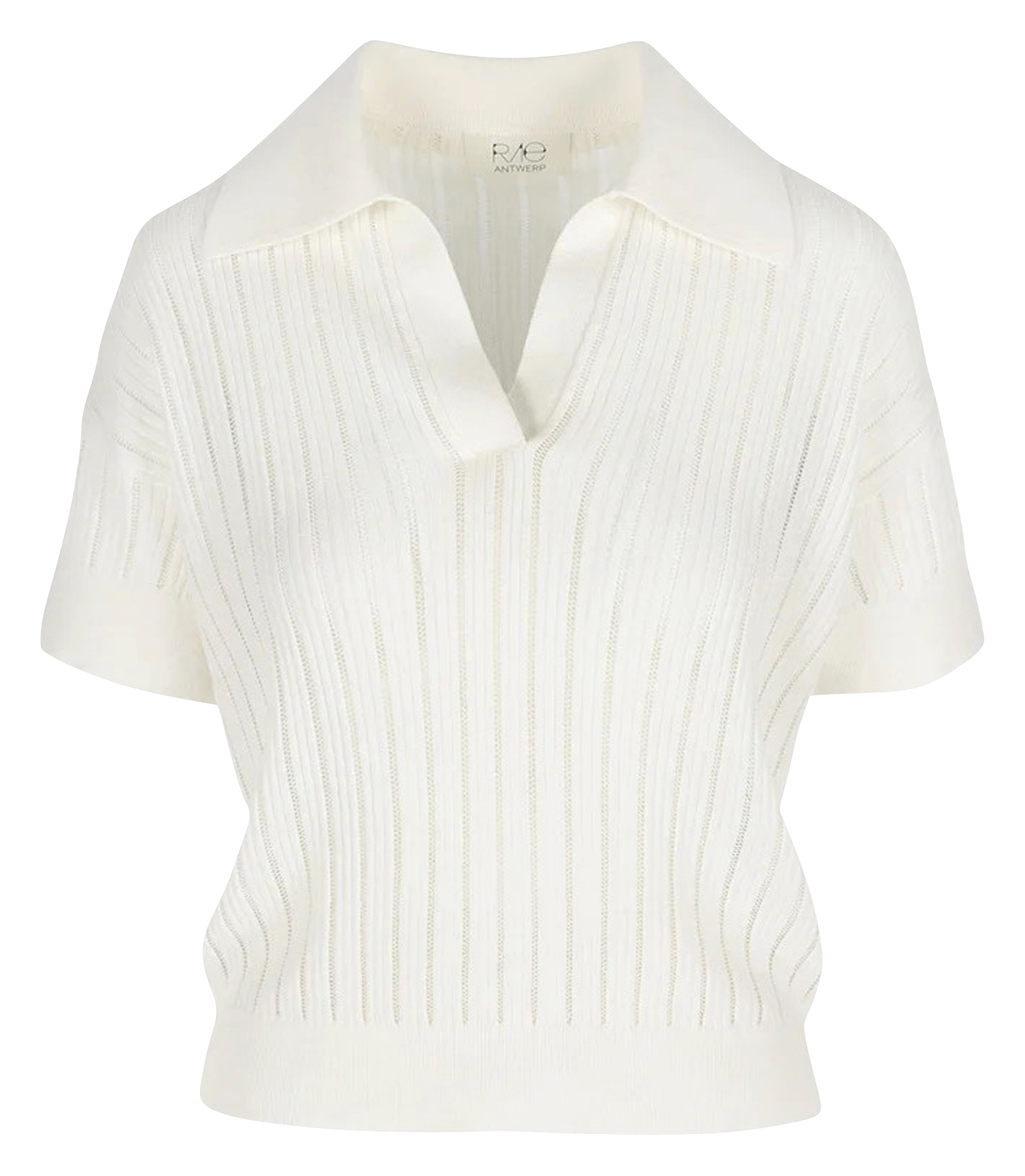 Polo manches courtes ajouré uni RAE ANTWERP