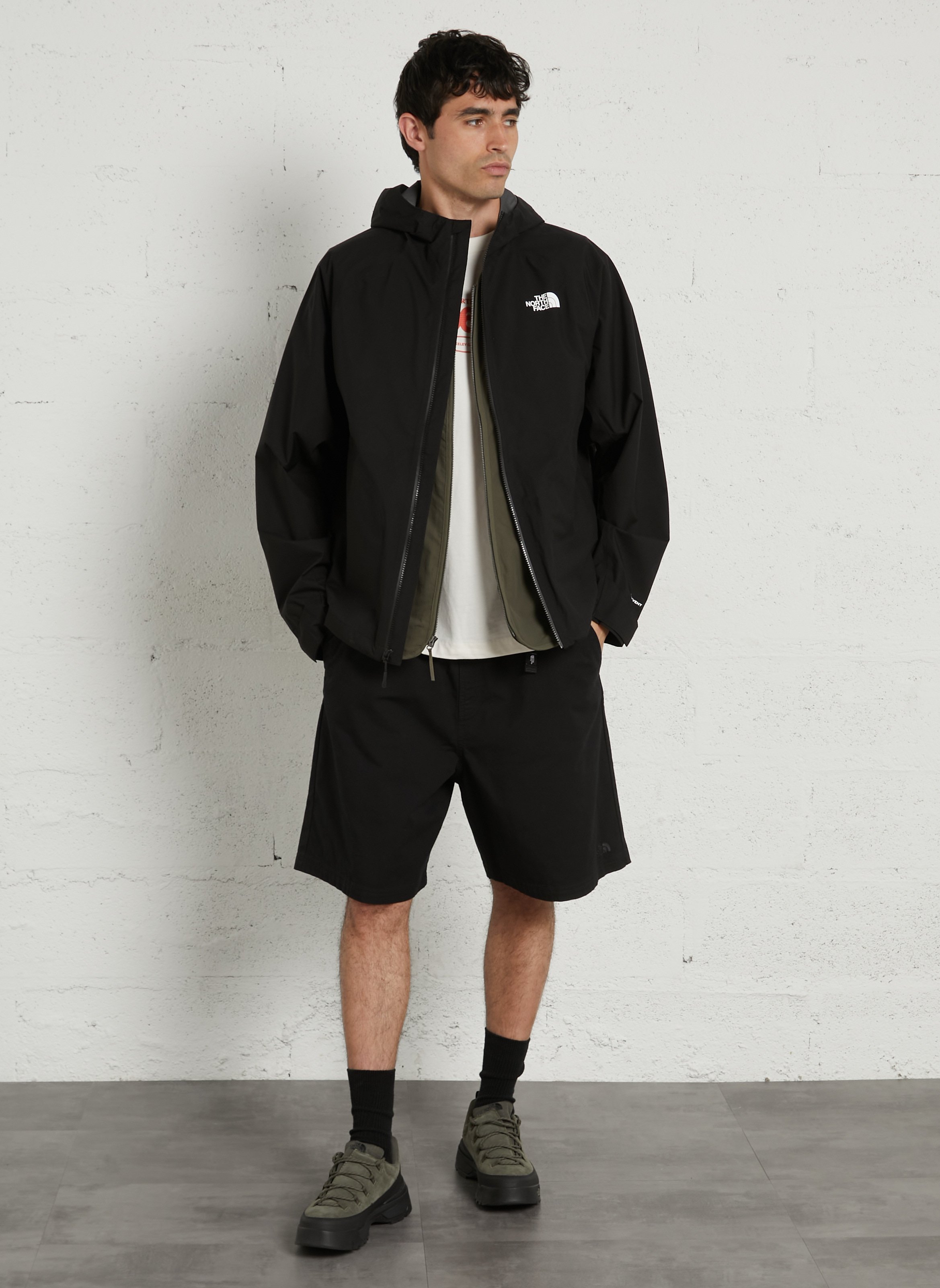 Straight high-neck jacket THE NORTH FACE Black