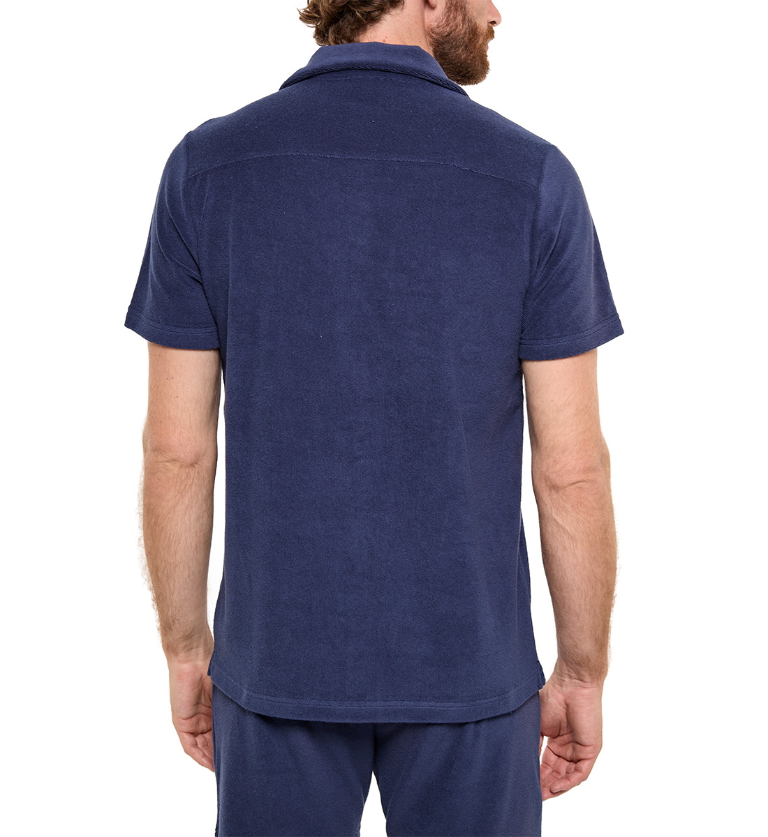 Midnight blue terry cloth shirt GILI'S Blue