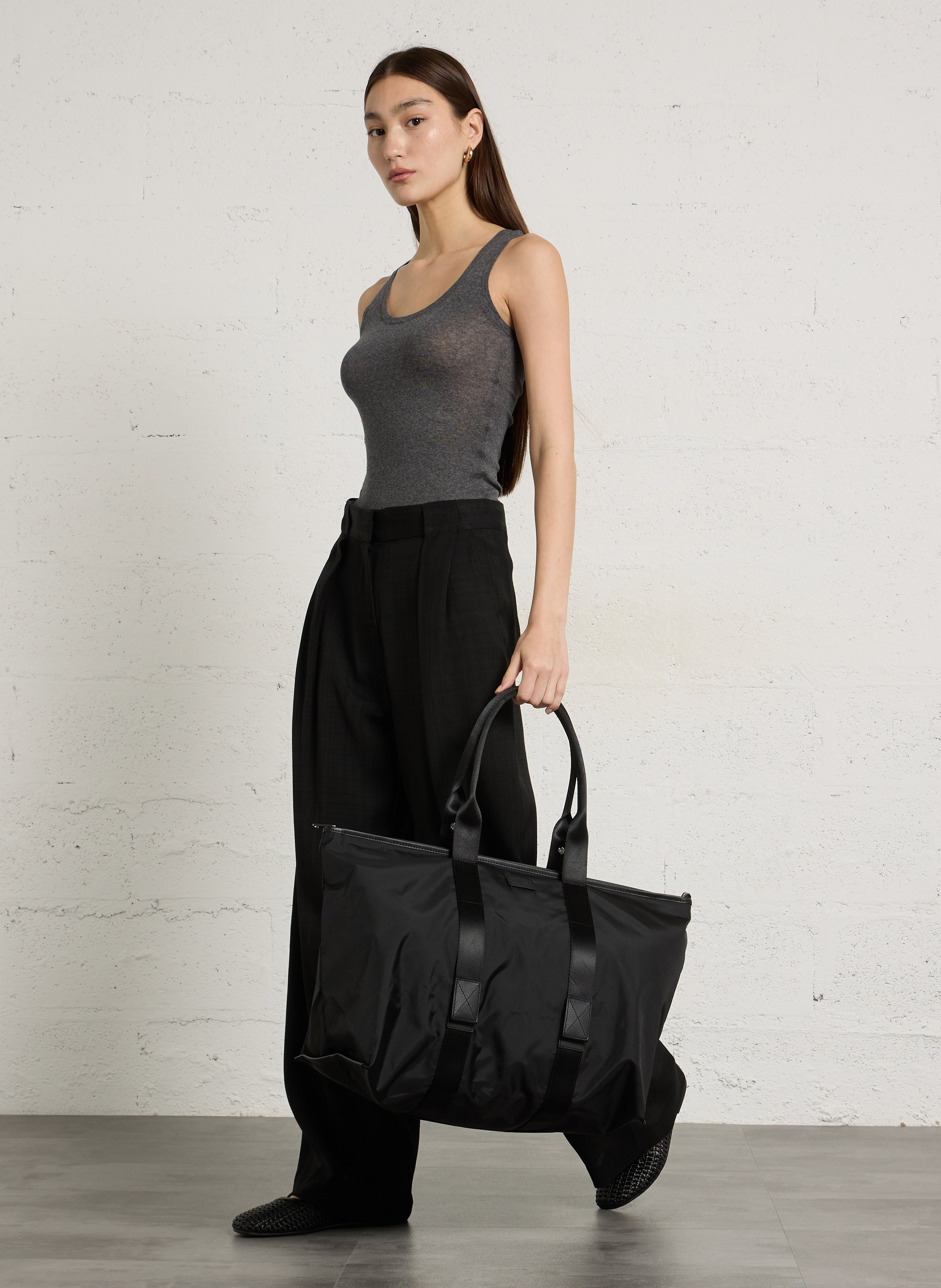 Shopper mit Reißverschluss LANCEL Schwarz