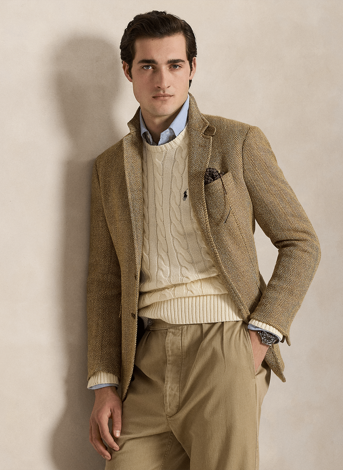 Baumwollpullover POLO RALPH LAUREN Beige