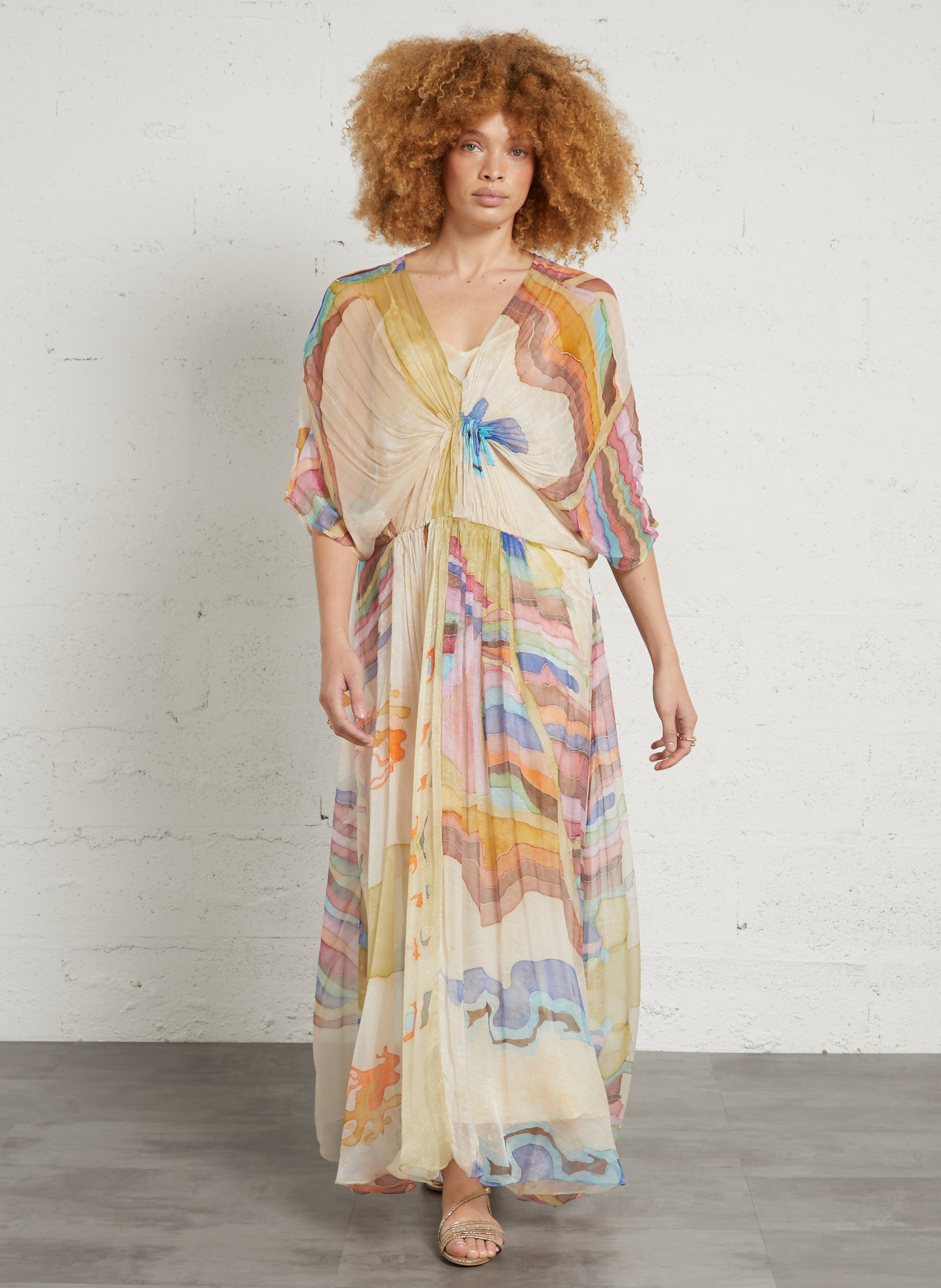 Long straight dress MES DEMOISELLES Multicolored