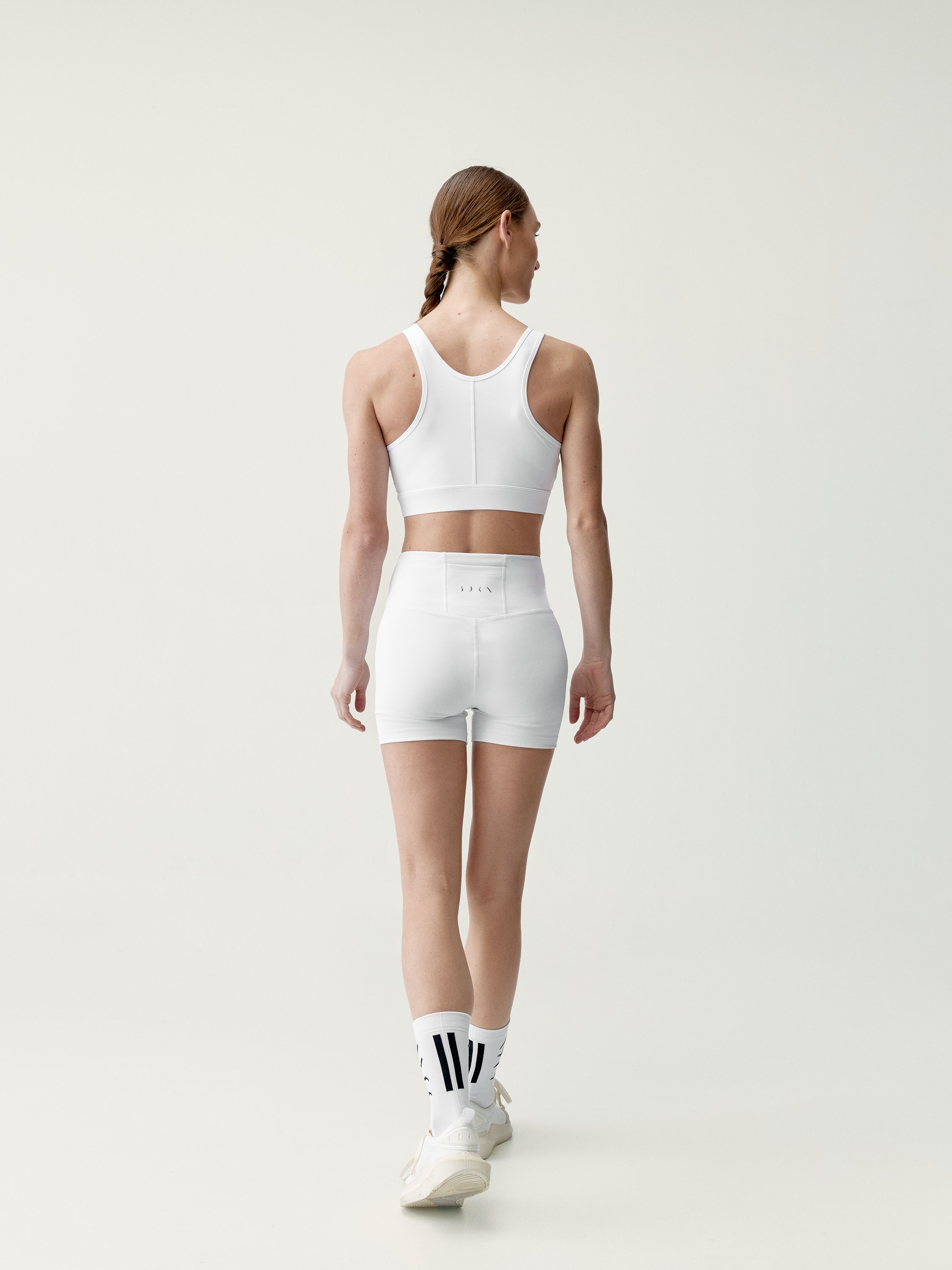 Sports bra medium support performance BORN White