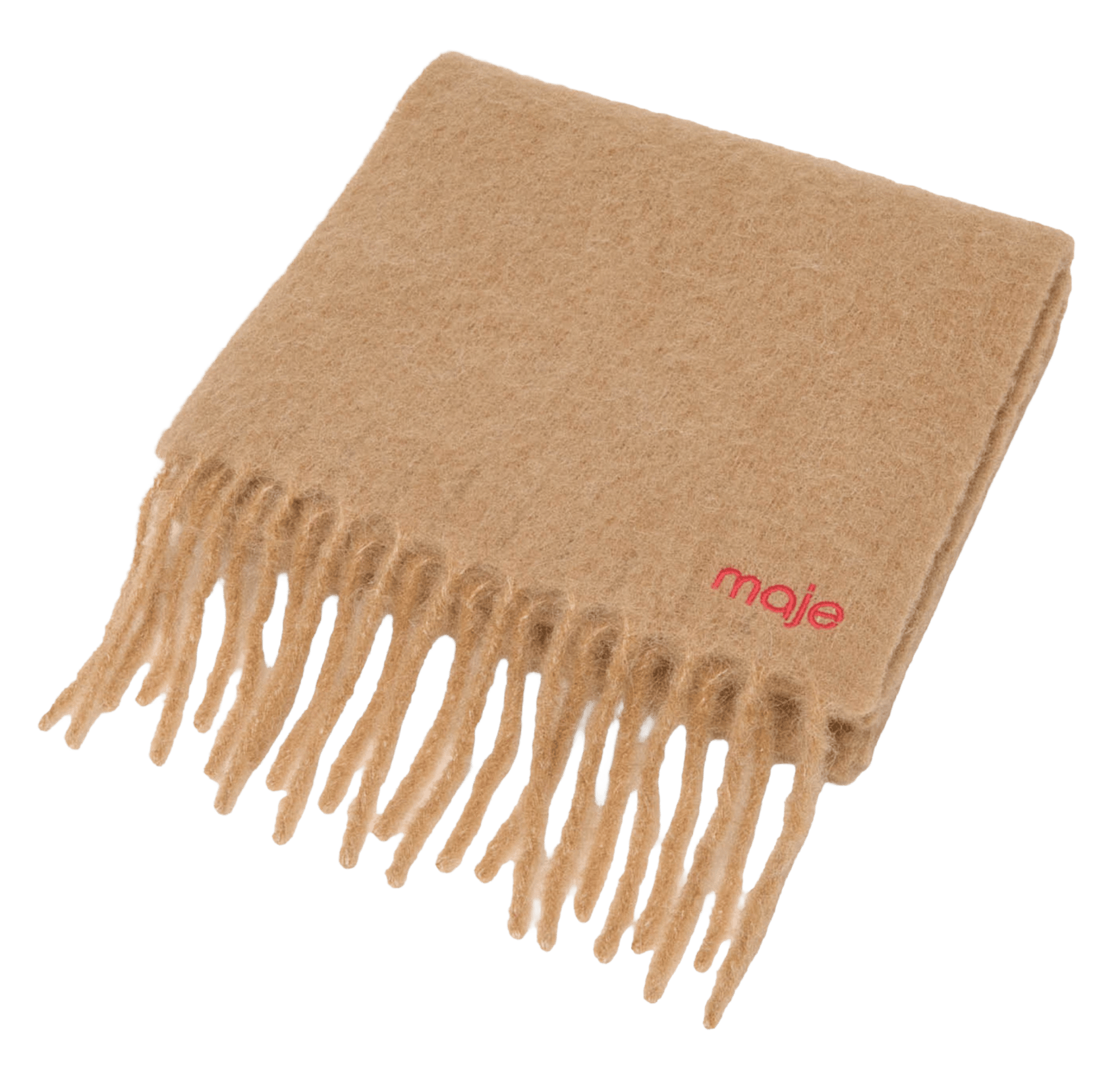 Wollen sjaal MAJE Beige